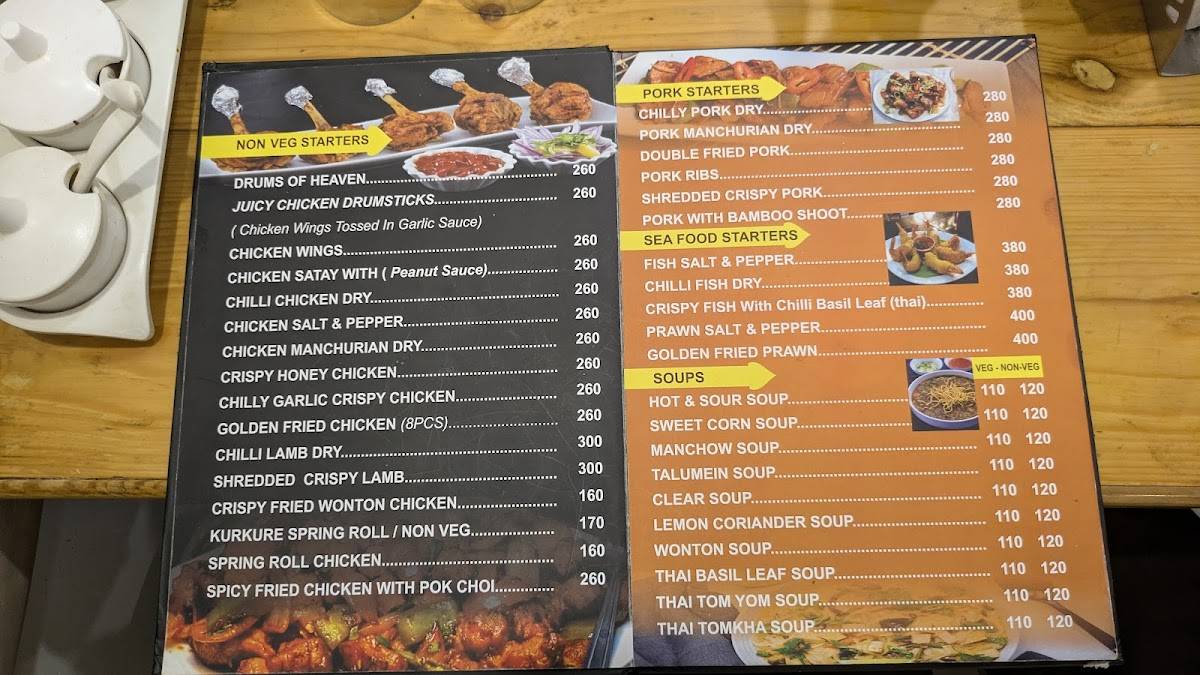 Freedom Corner menu