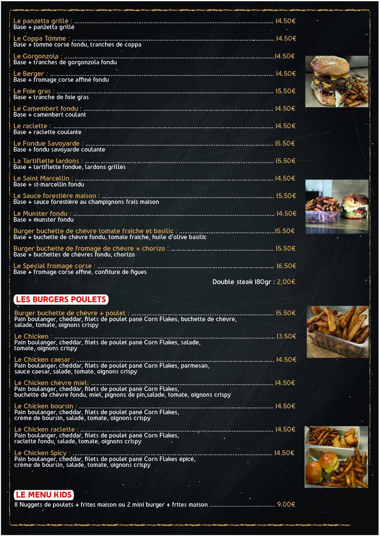 Menu de Fresh Fast Food