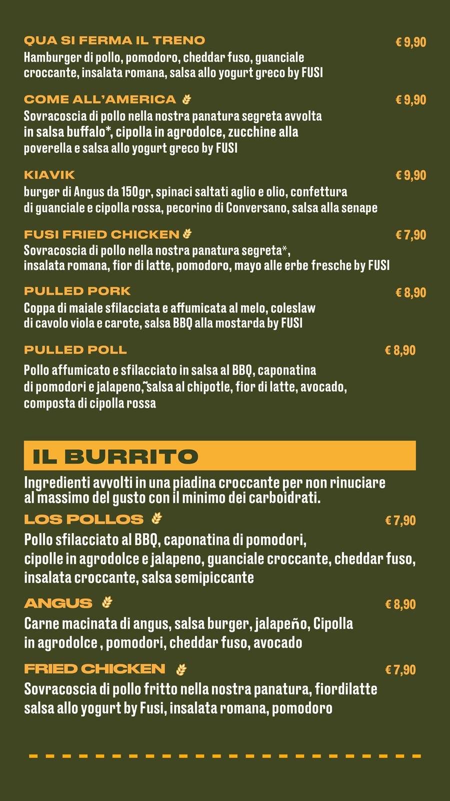 Menu di Fusi 
