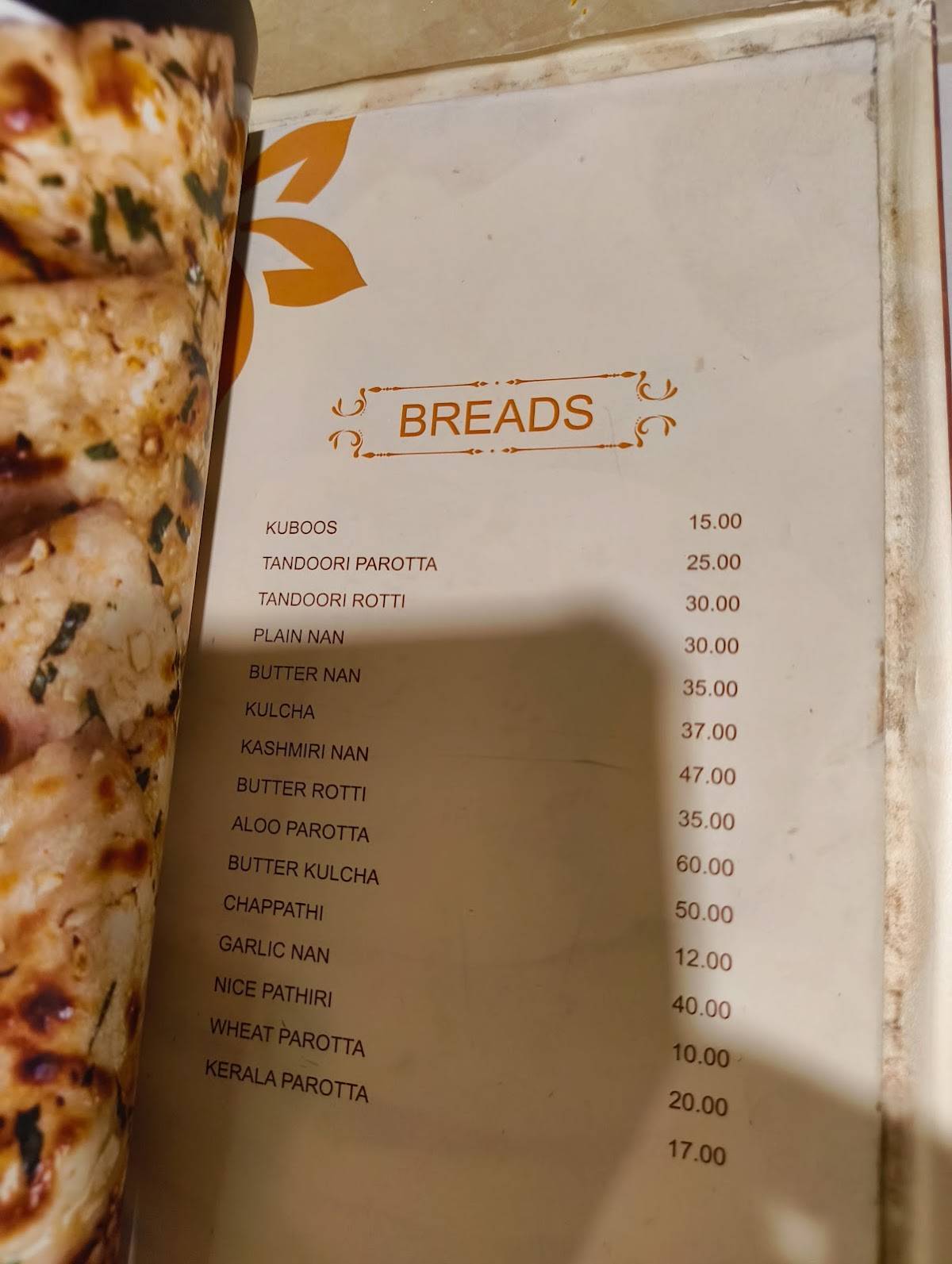 GAZANIA IndoArab Restaurant by Calicut Albake menu