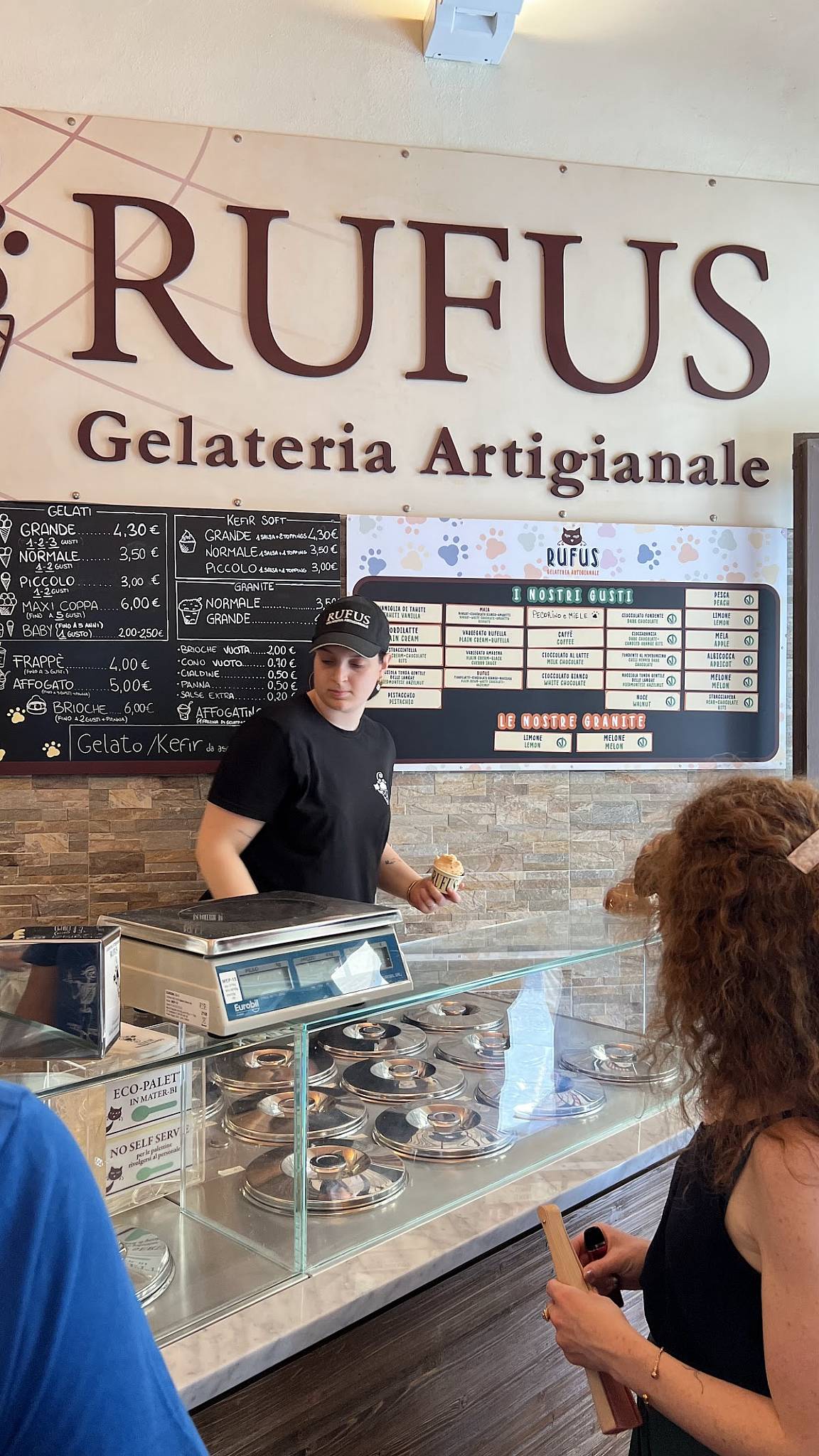 Menu di Gelateria Artigianale Rufus 