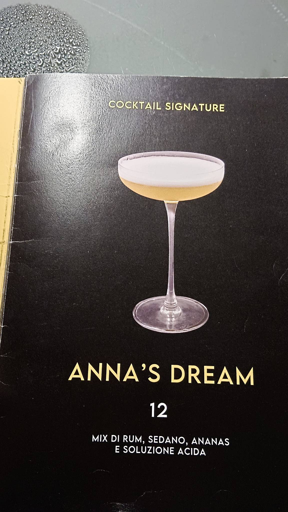 Menu di Giallo Viareggio 