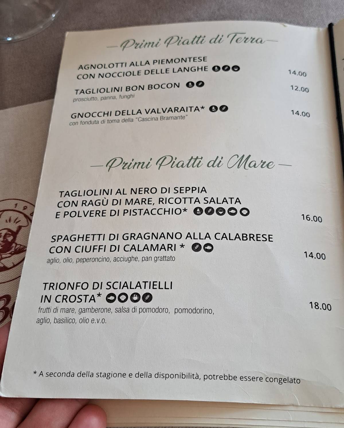 Menu di Bon Bocon 