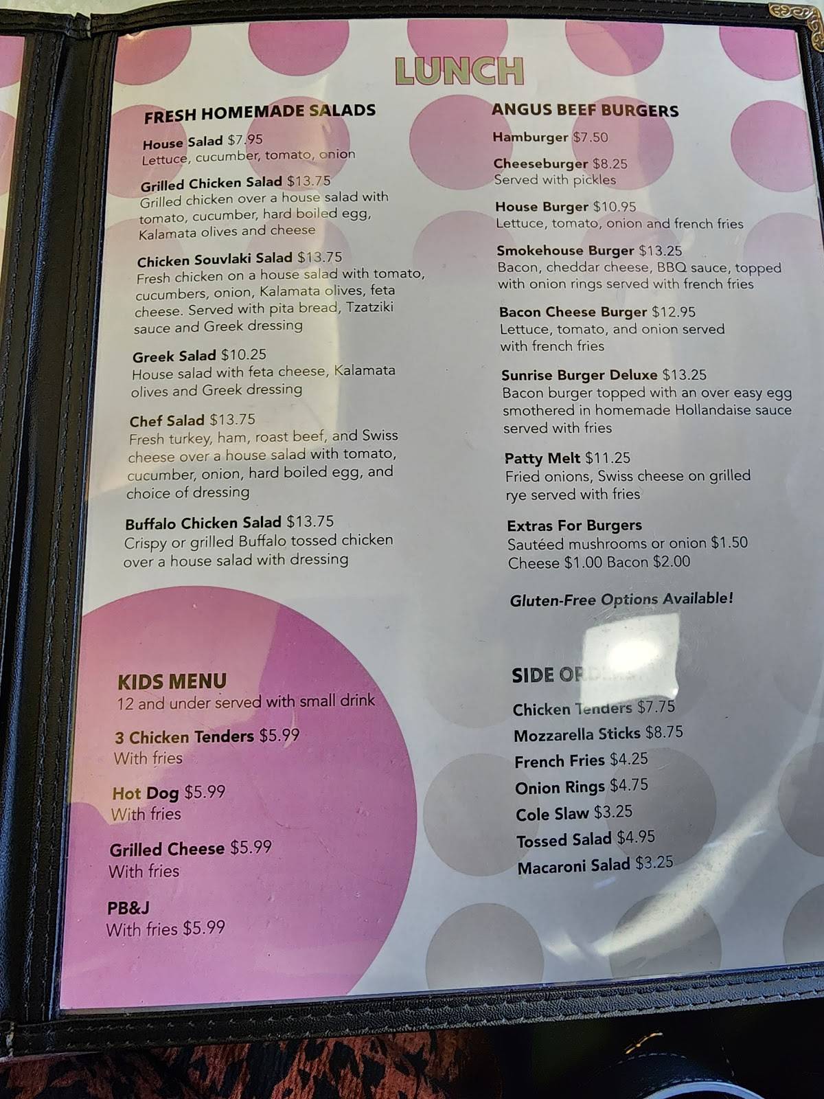 Menu at Gibby's Diner & Restaurant, Delanson