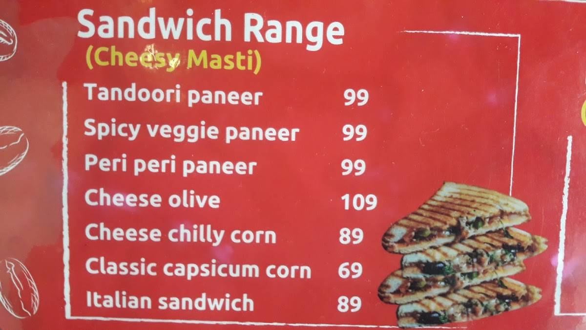Go Insta cafe menu