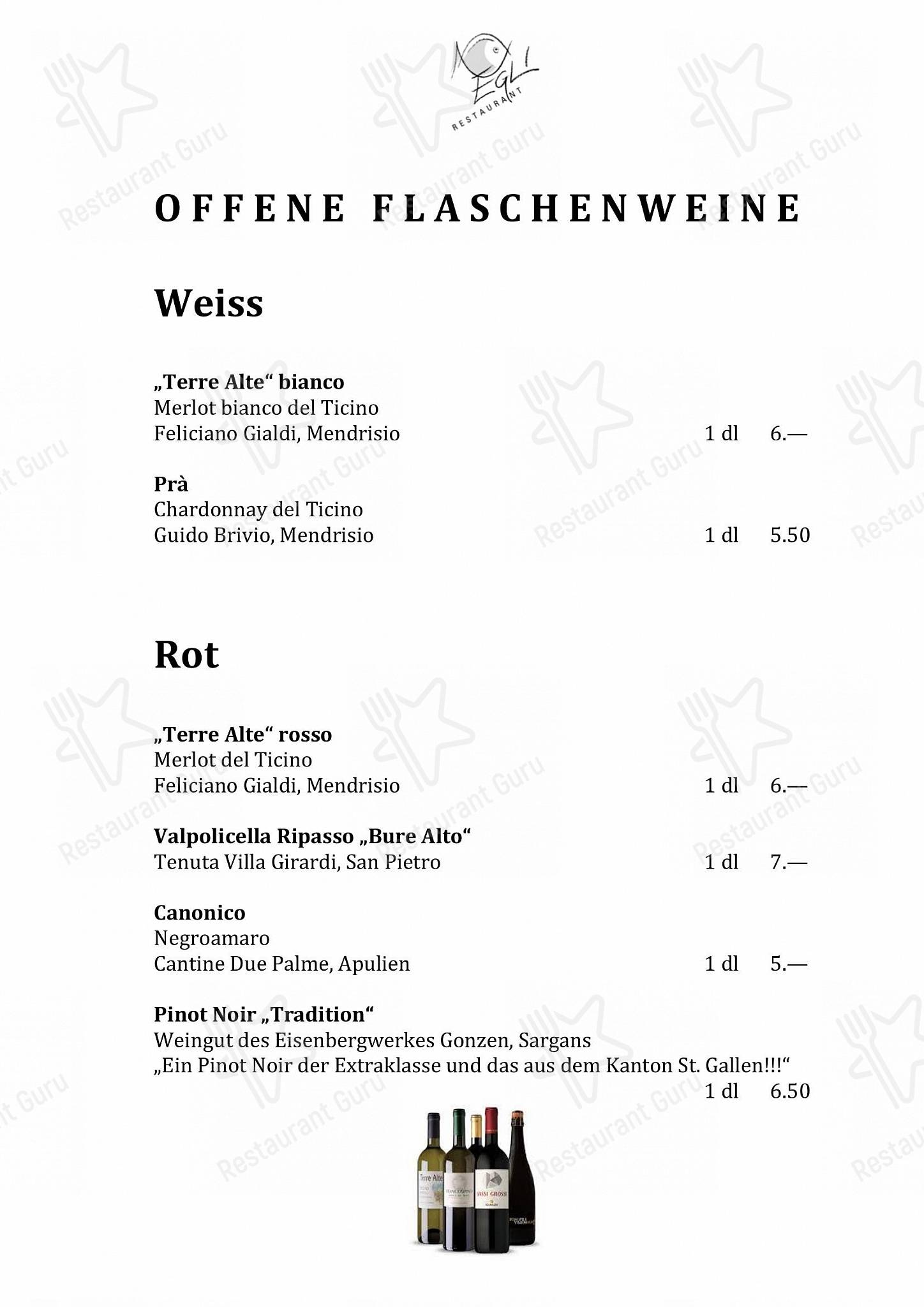 Restaurant Egli in Gossau - Boronia Catering Menu Pack