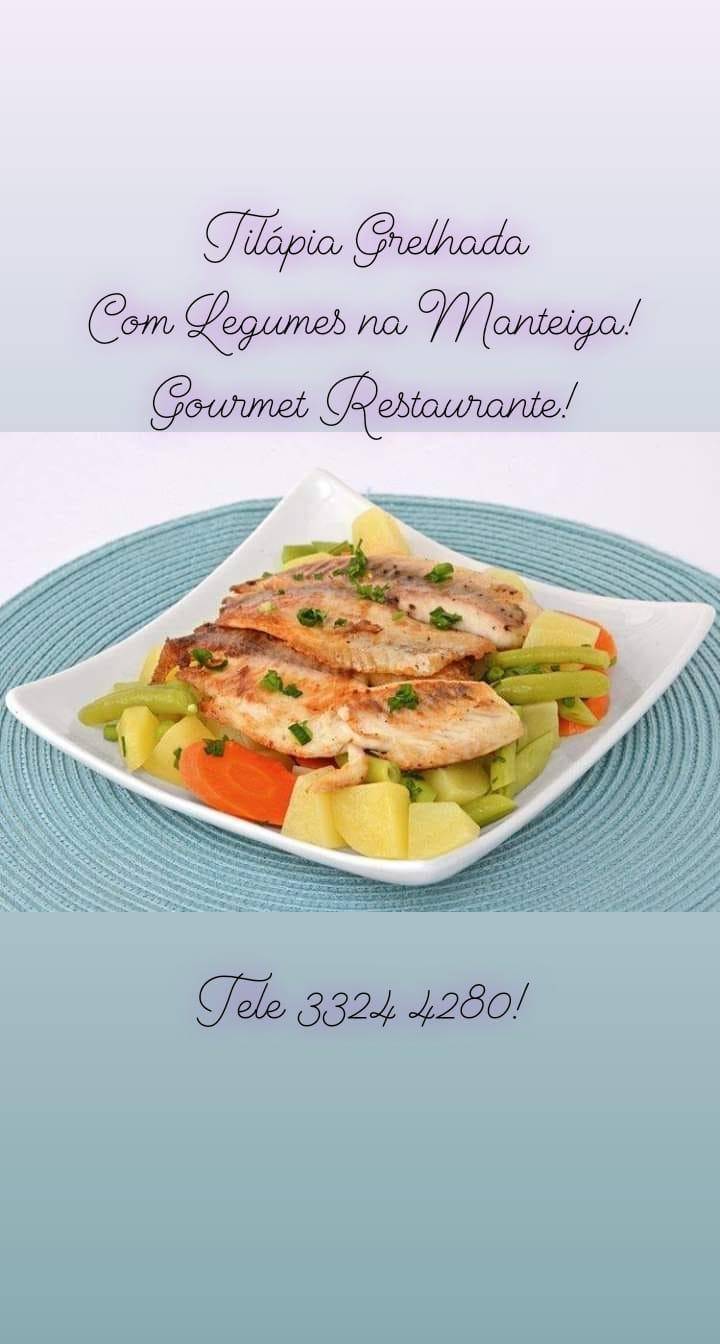Gourmet cardápio