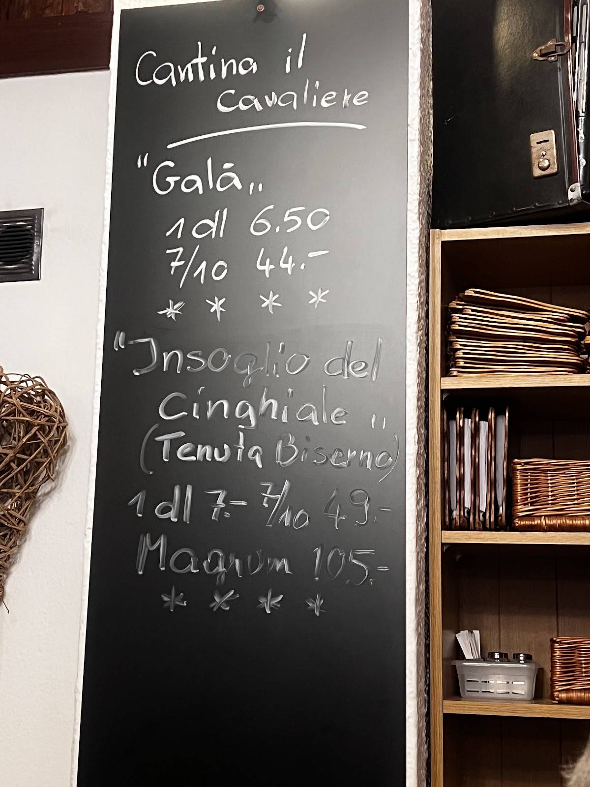 Menu di Grotto San Martino 