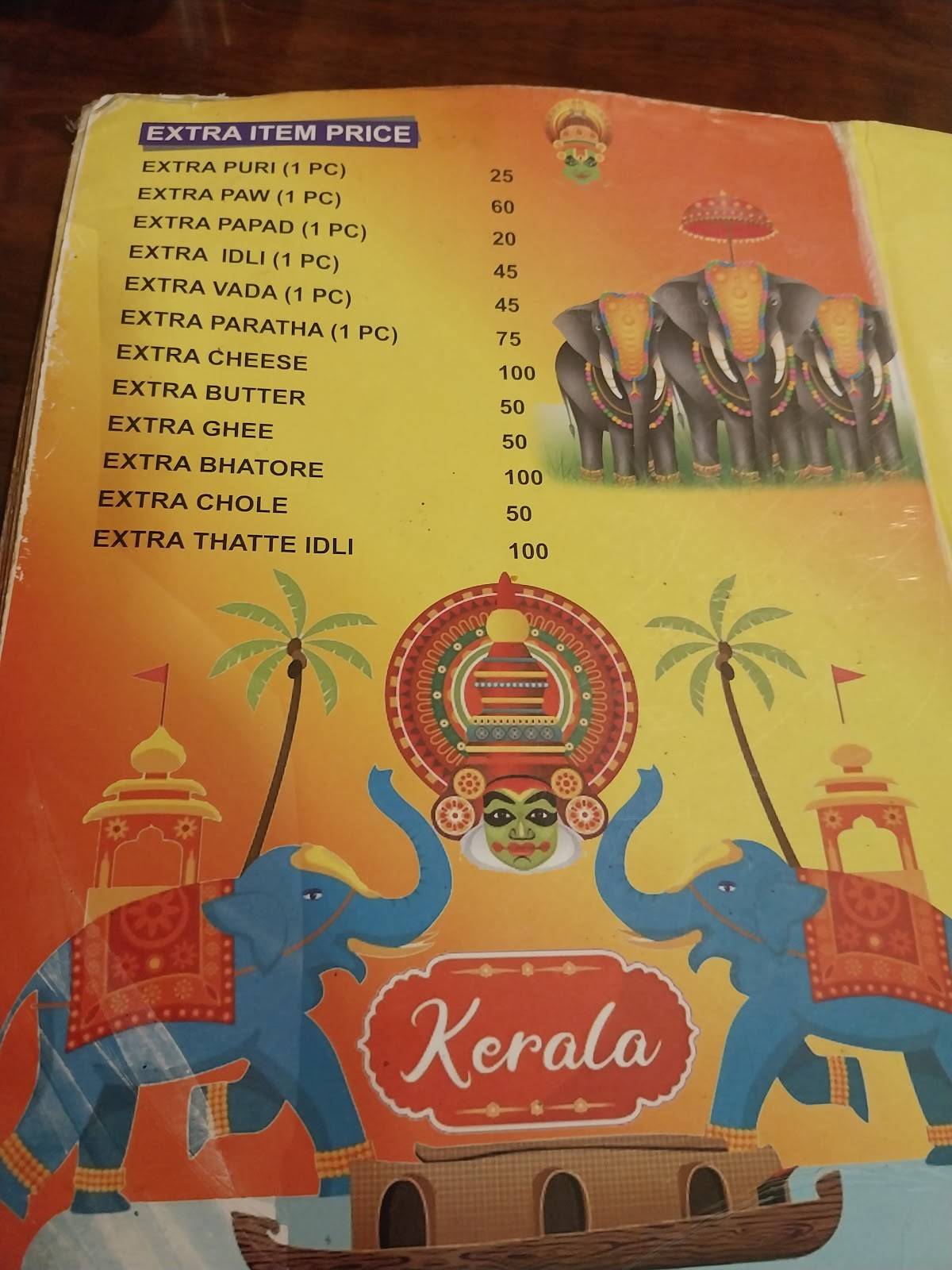 Chennai Kitchen menu