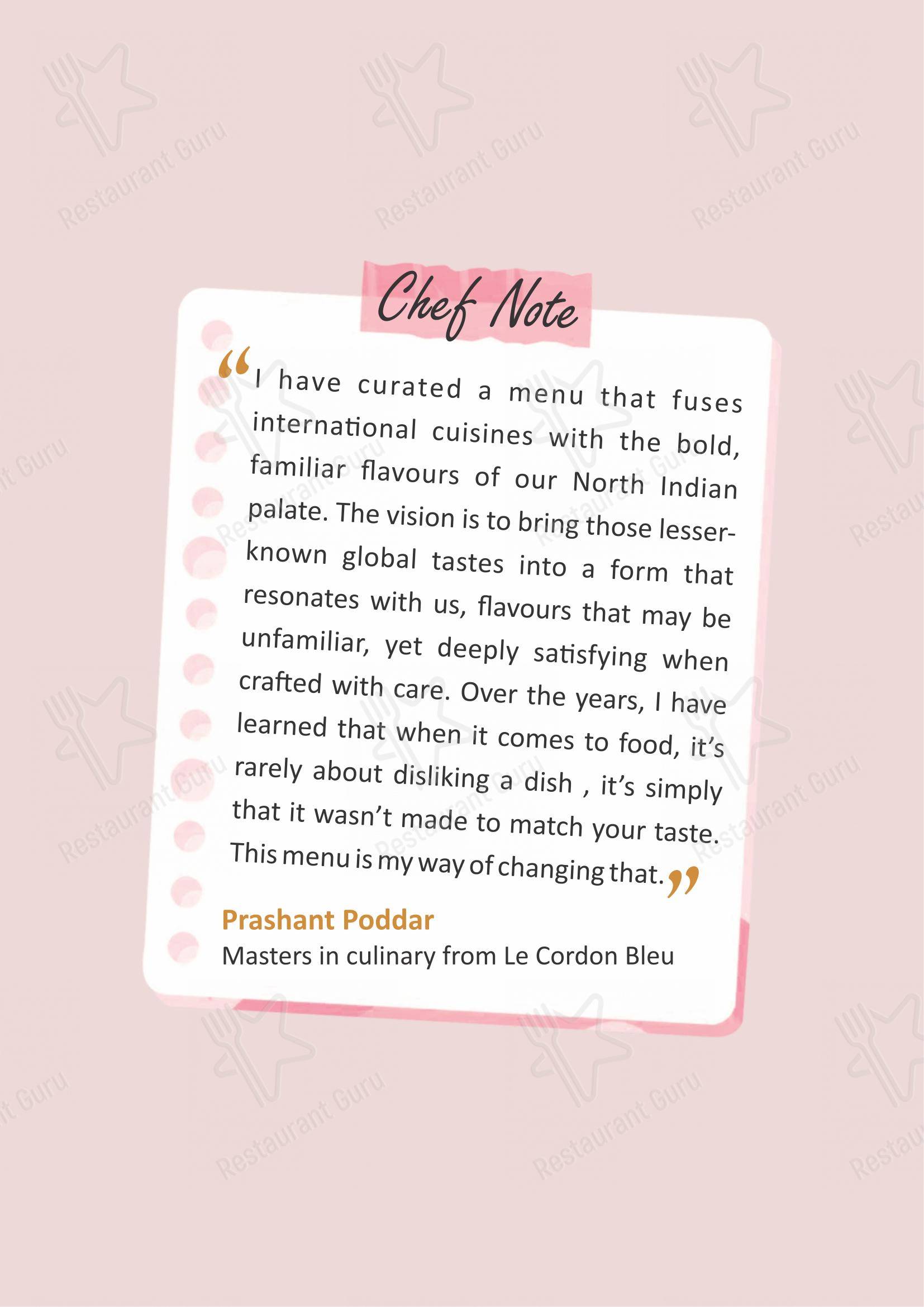 Menu for the HIVE Restaurant & Bar pub & bar