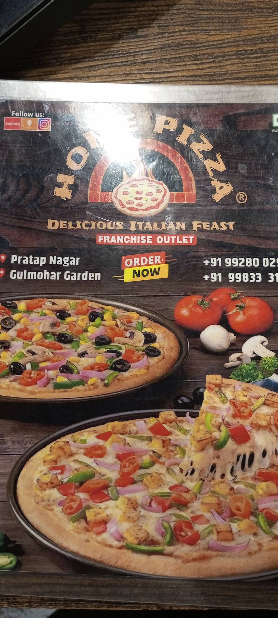 HOME PIZZA PRATAP NAGAR menu
