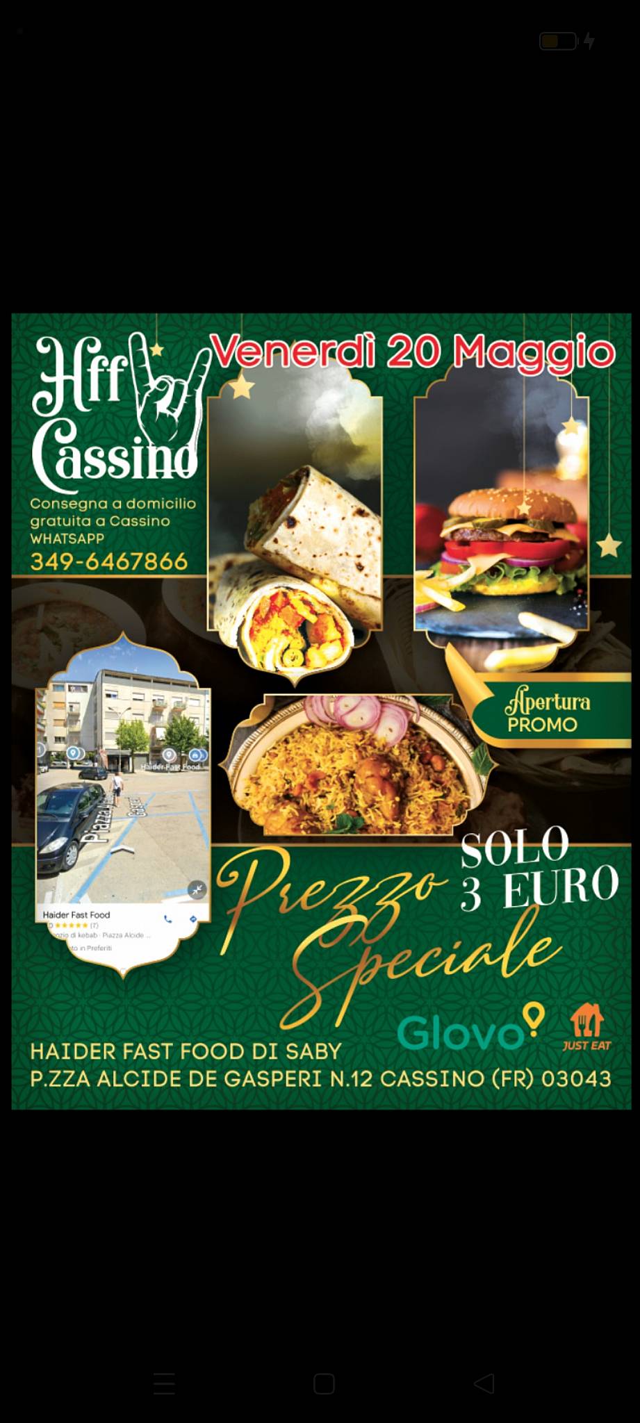 Menu di Haider Fast Food & Kebaberia del centro 