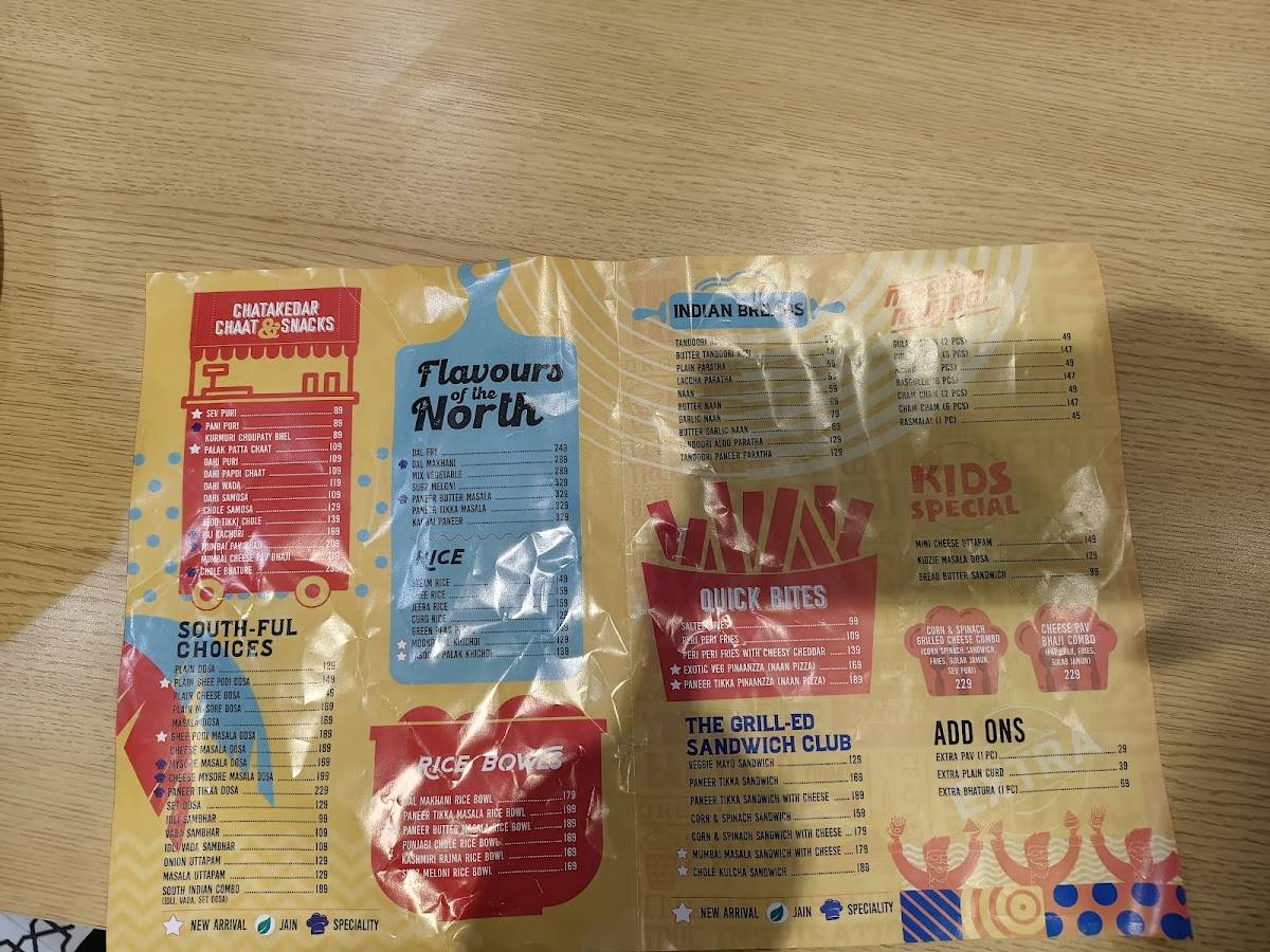 Haldiram's menu