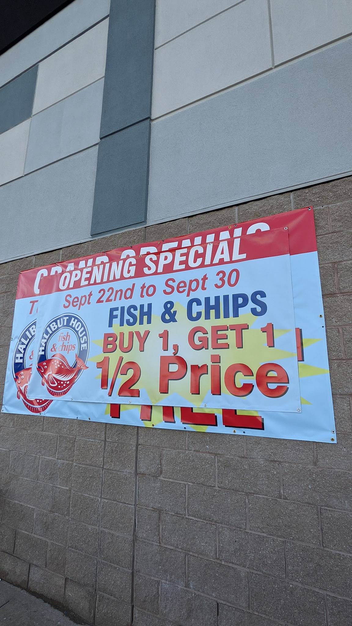 Menu at Halibut House Fish & Chips restaurant, Niagara Falls