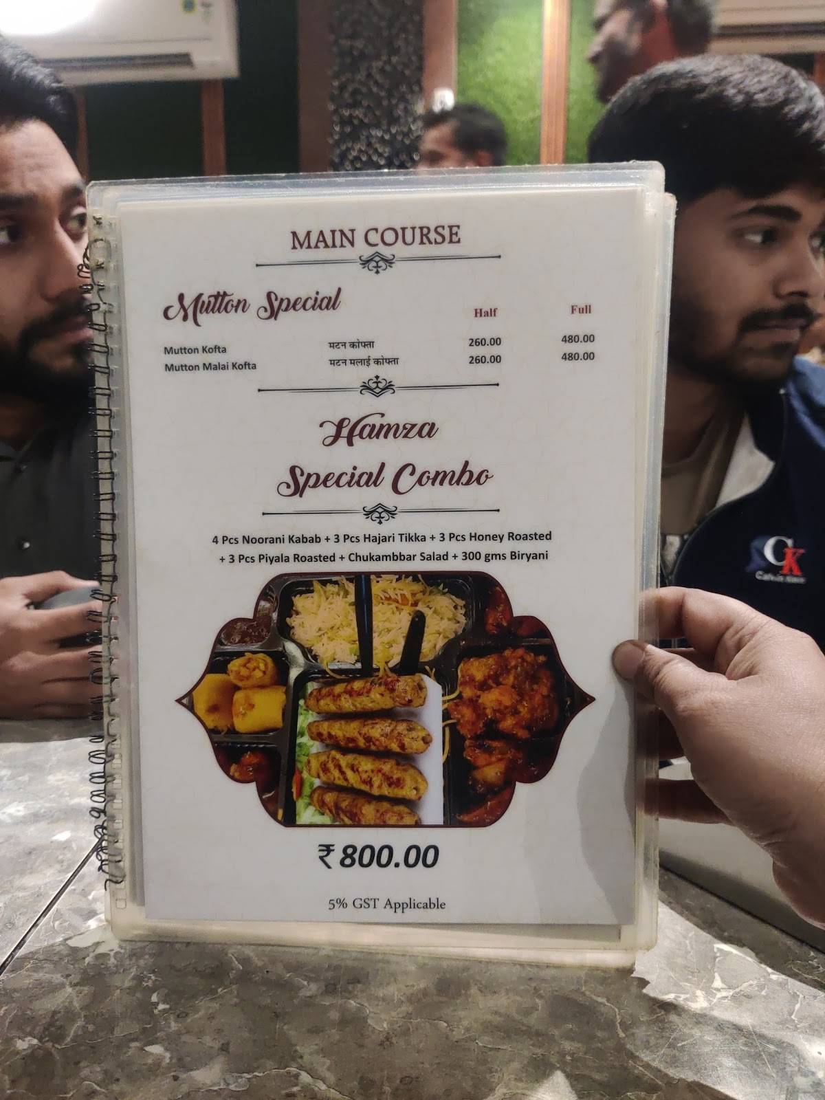 Hamza Non Veg Restaurant menu