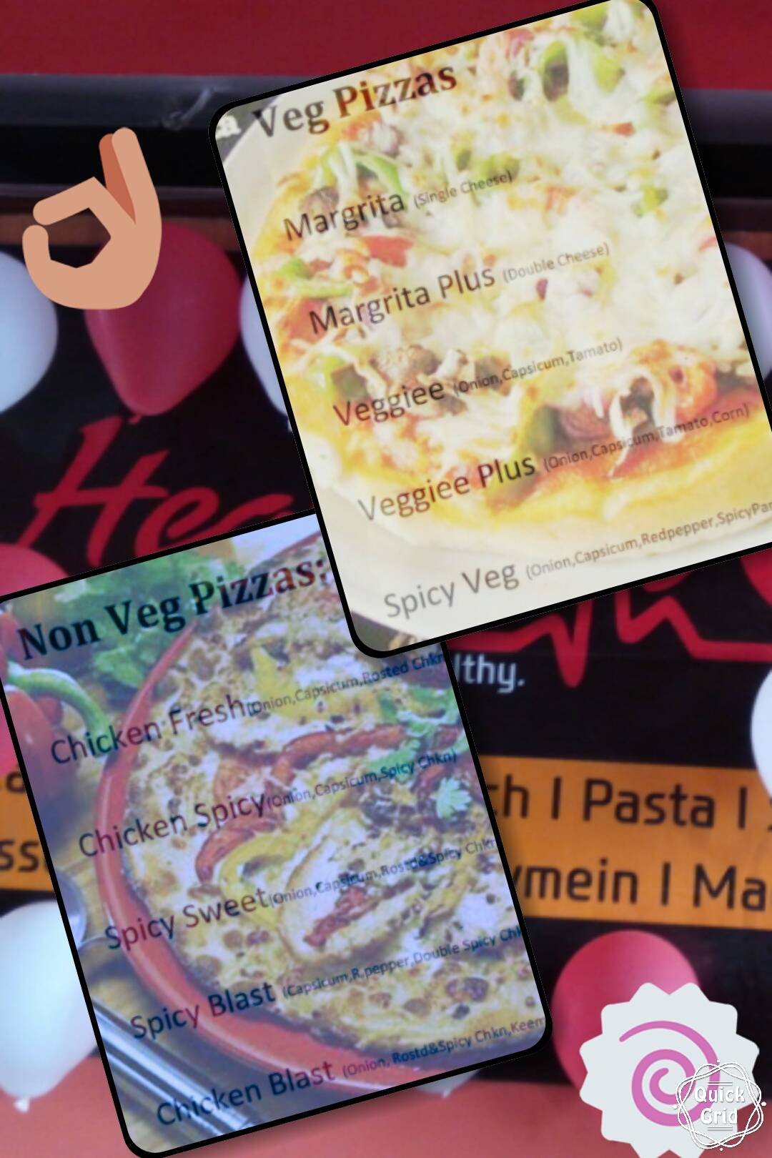 Heart Beat Cafe menu