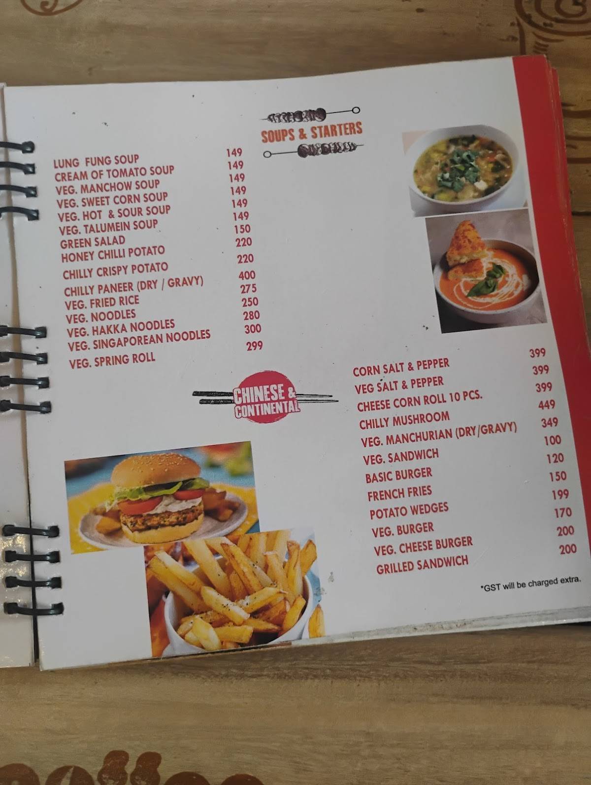 Hira Sweets menu