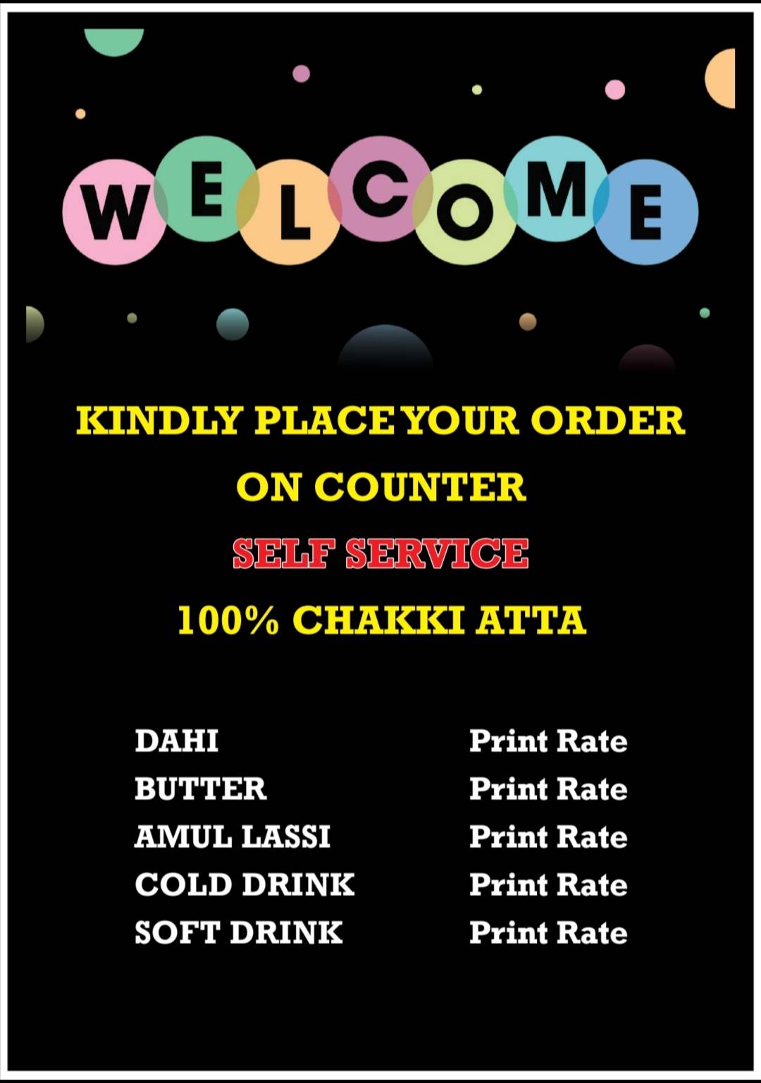Paratha Junction menu