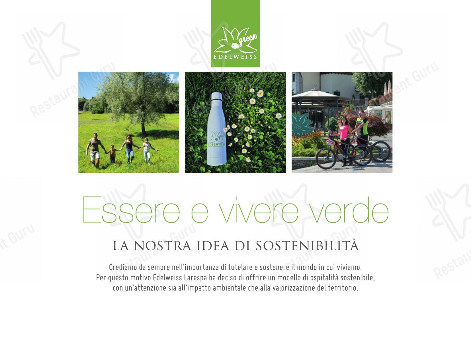 Albergo Ristorante Edelweiss - Larespa in Crodo - 菜单