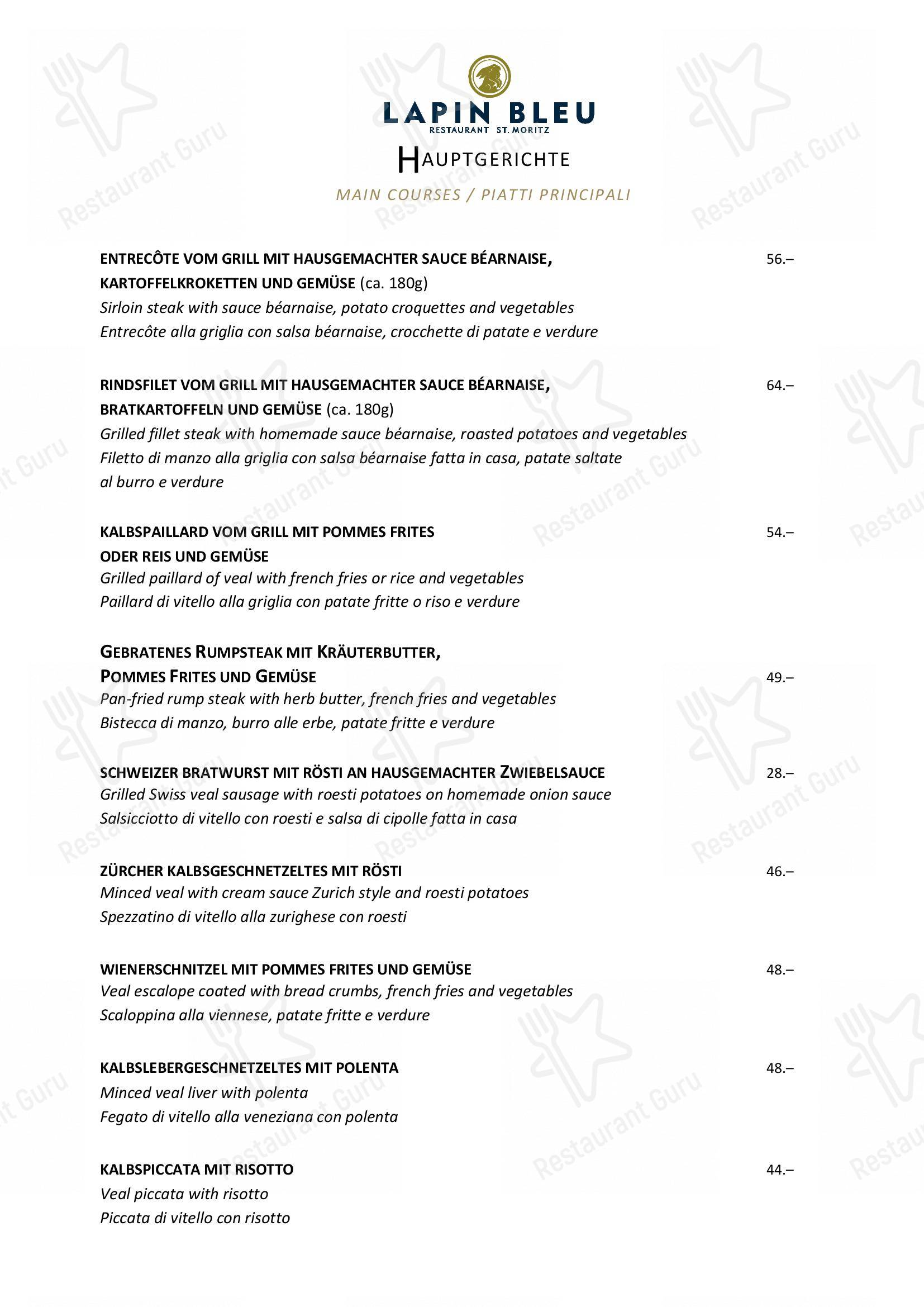 Menu di Hotel Steffani - Menu bar