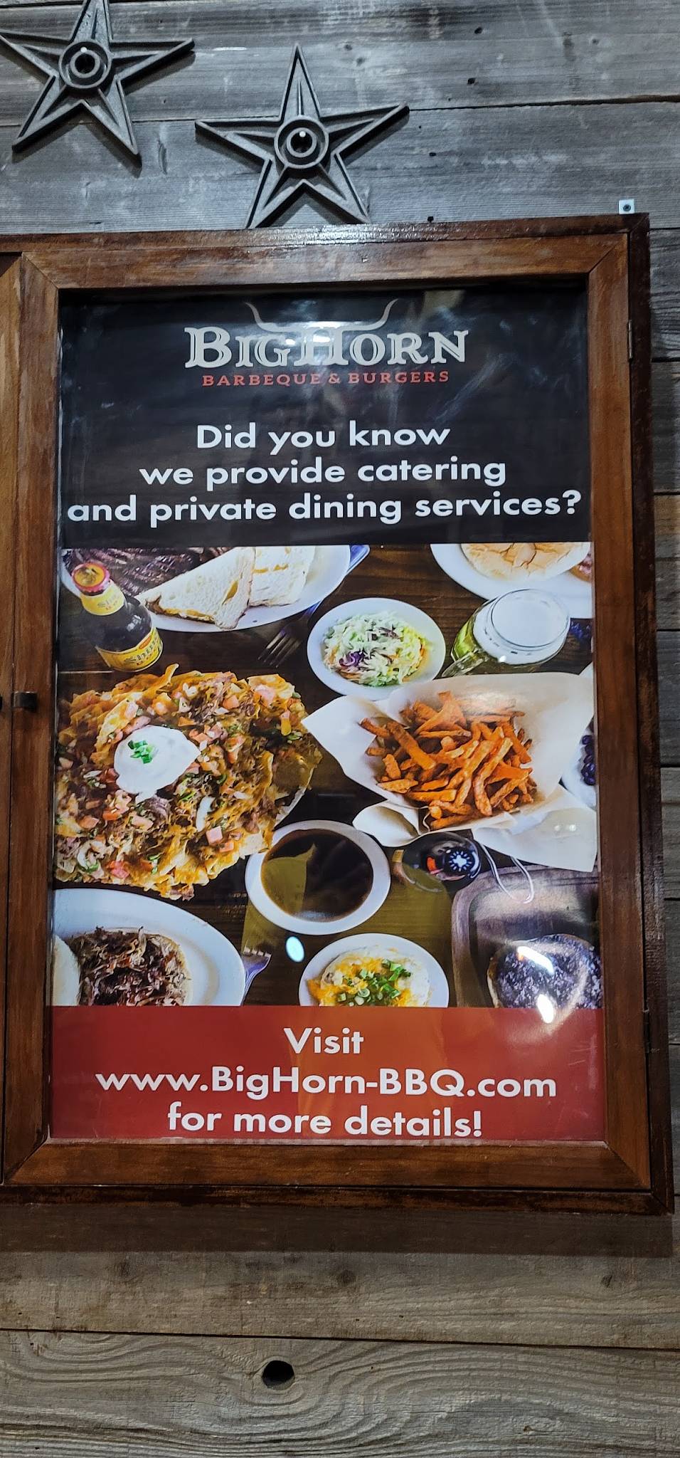 Menu at Big Horn BBQ, Pearland