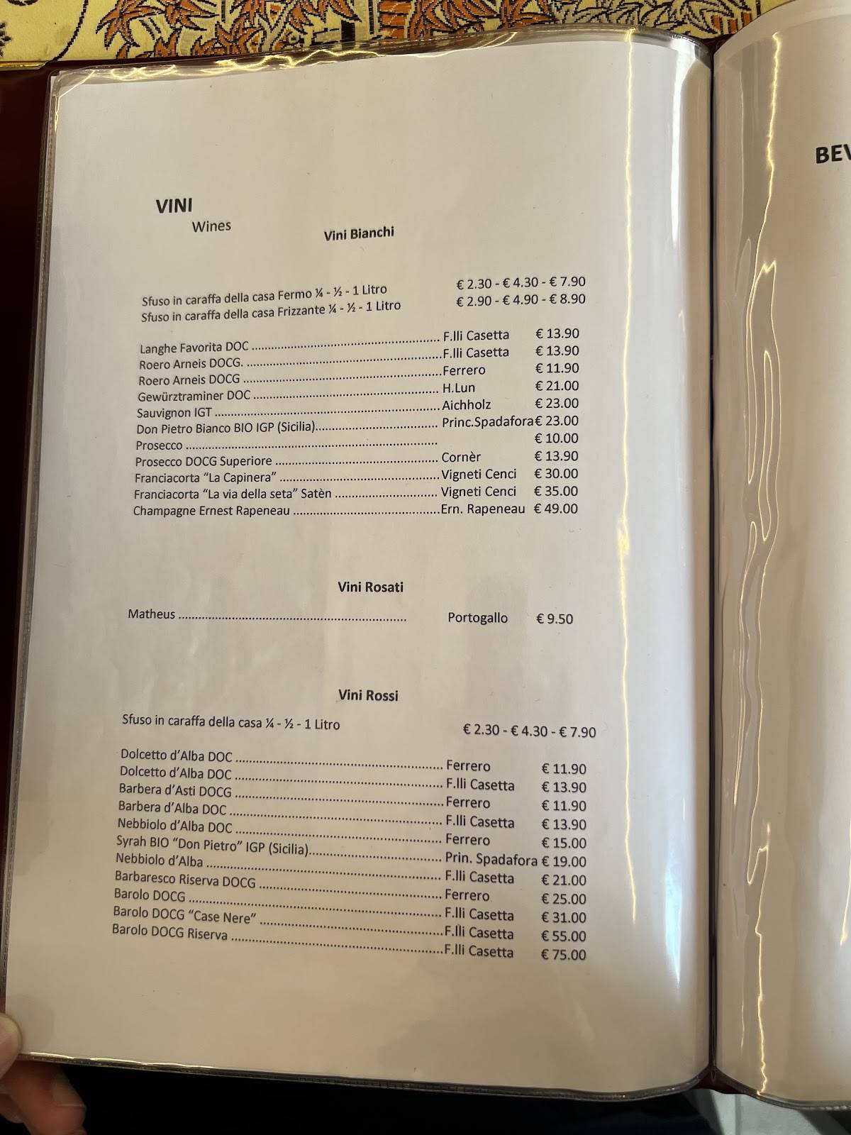 Menu di Hua LI Du 