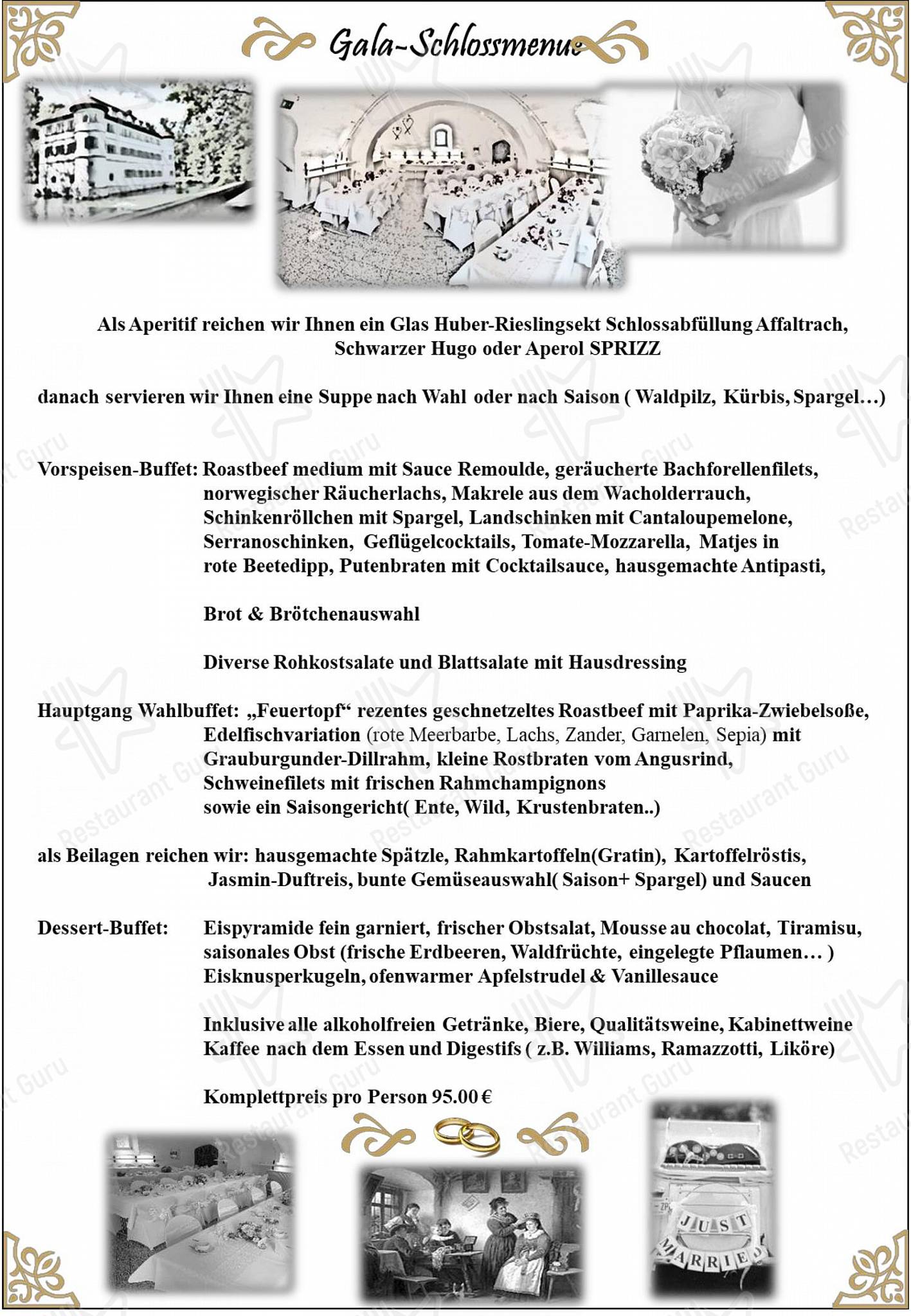 菜单 pour Restaurant Huber dans Bad Rappenau