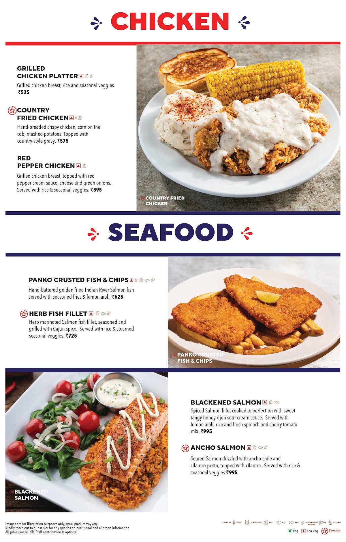 Chili's Grill & Bar menu