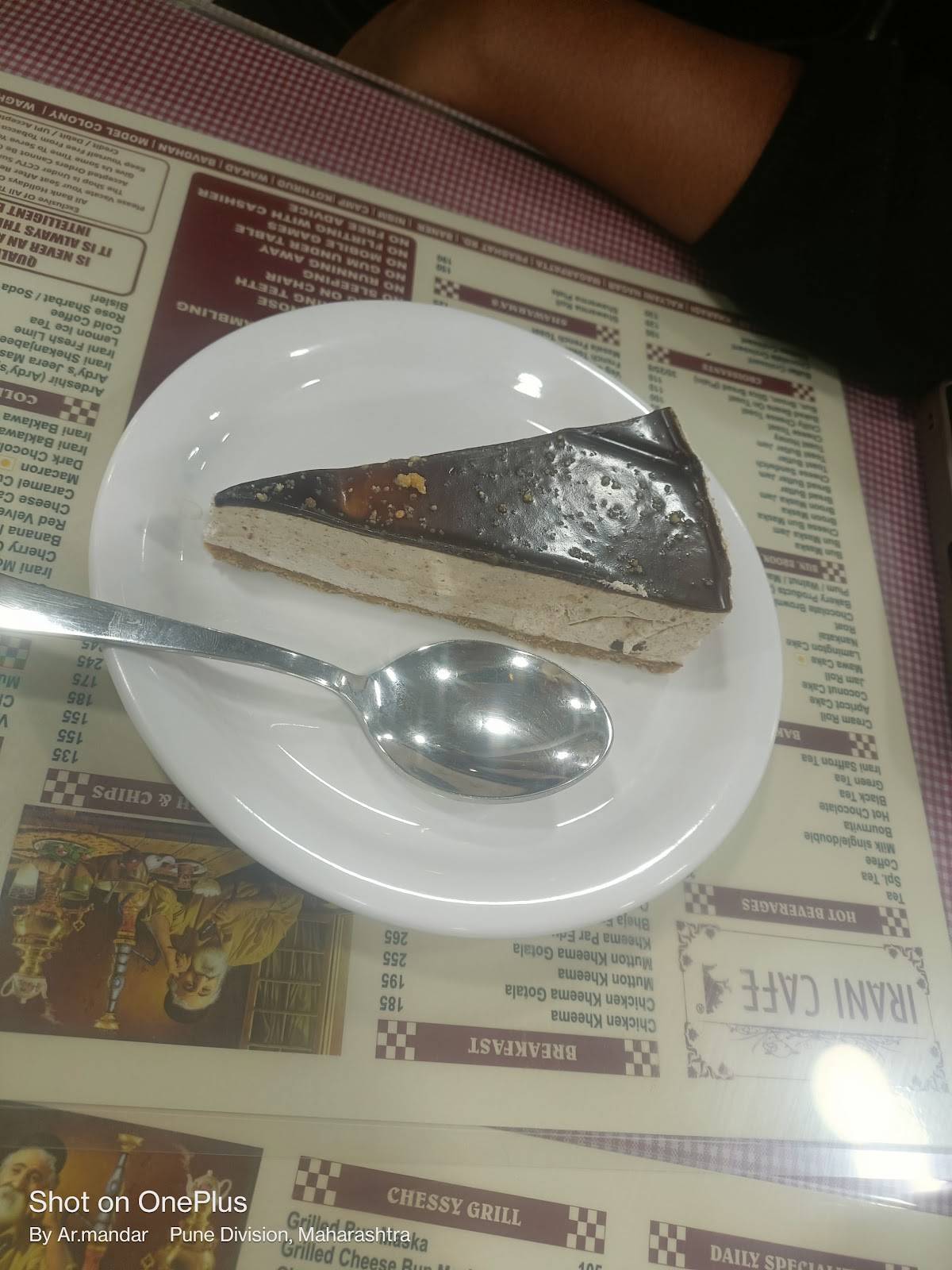 IRANI CAFE - PIMPRI menu