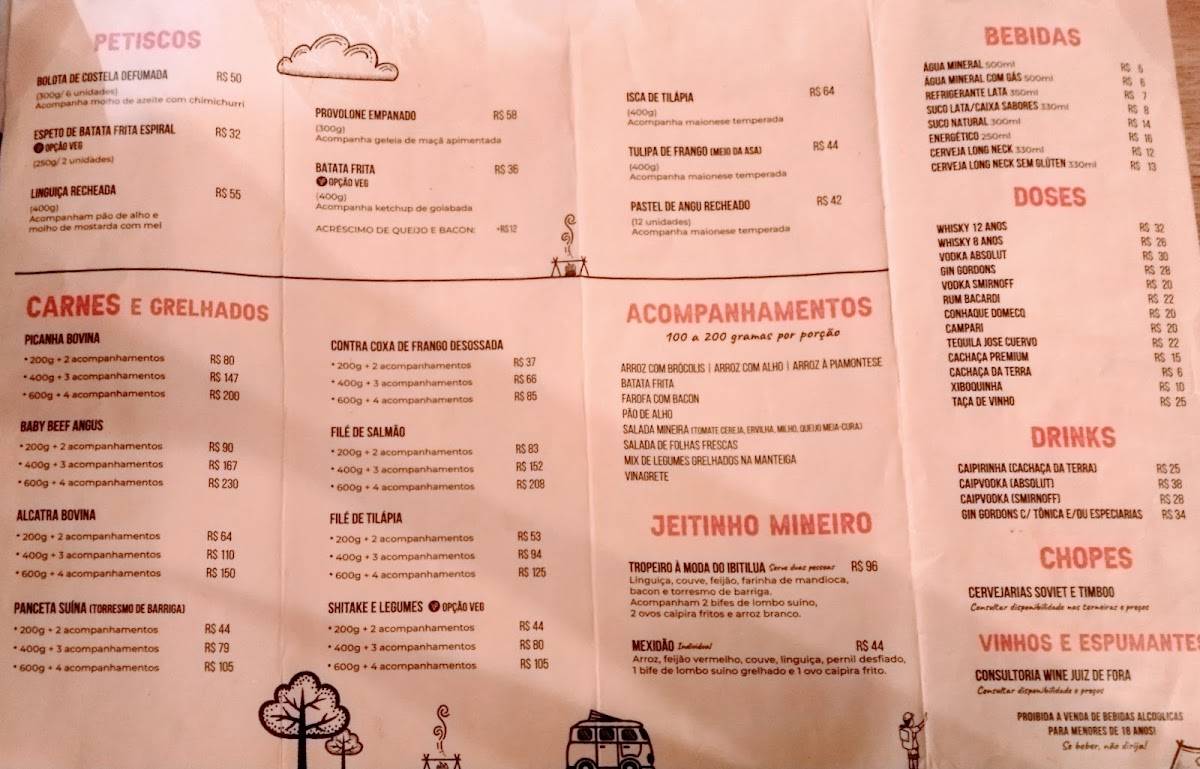 Ibitilua Restaurante cardápio