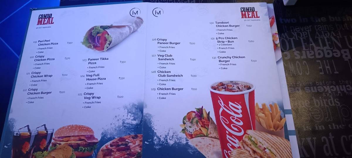 Ice Magic menu