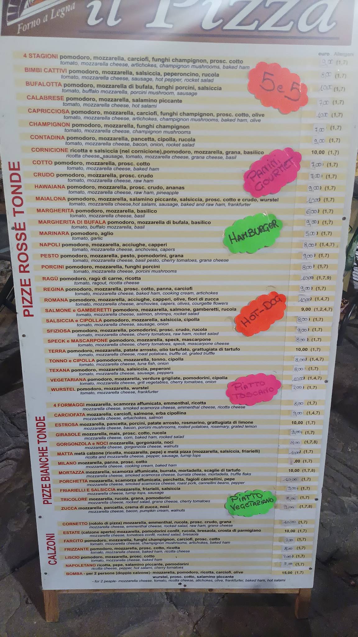 Menu di Il Goccetto Vino E Taglieri 