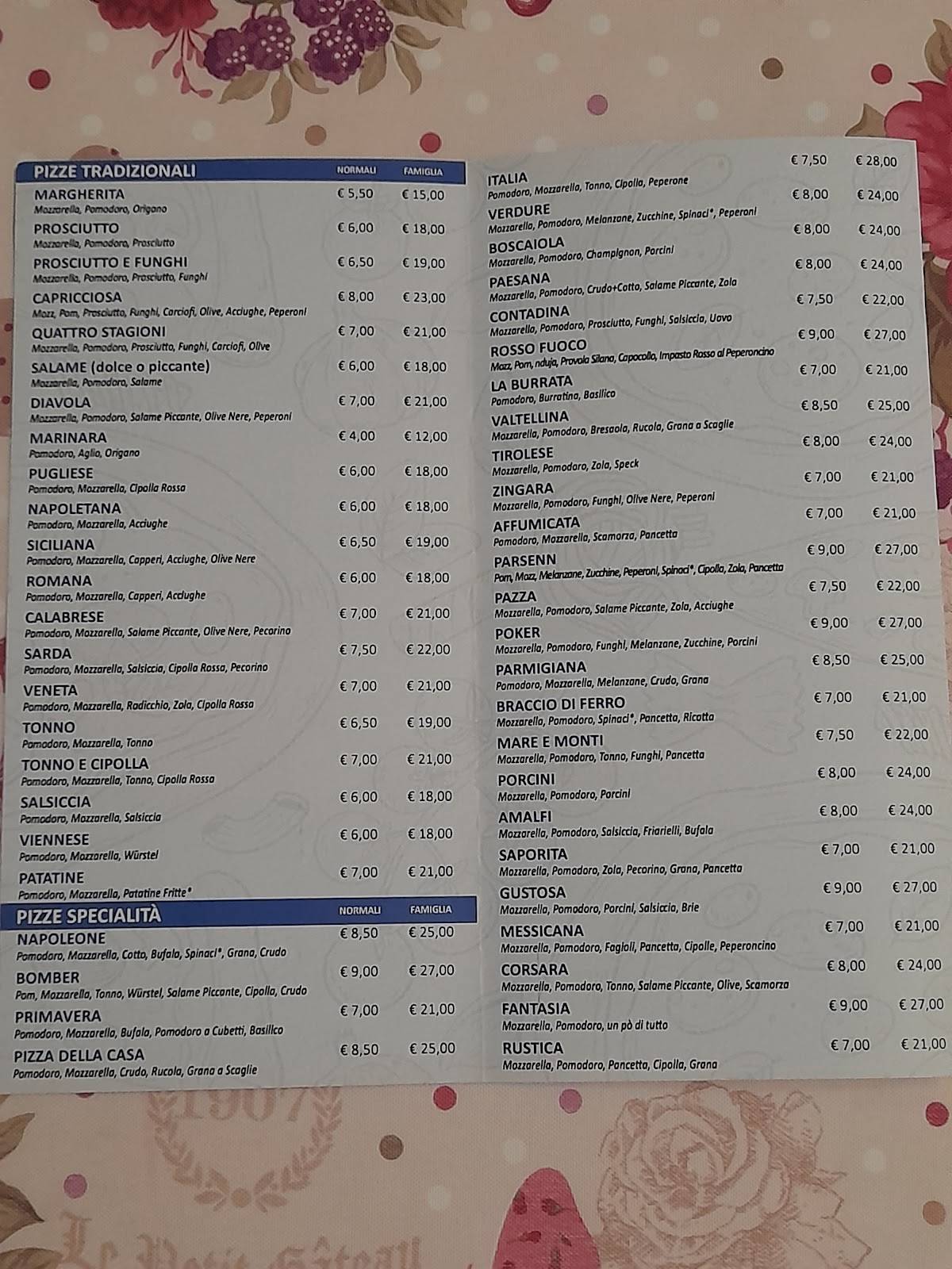 Menu di Il Naviglio 