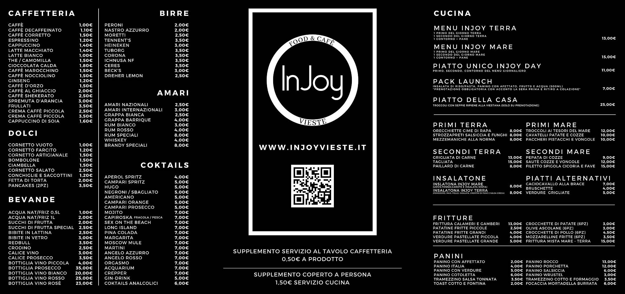 Menu di In Joy Food Cafè 