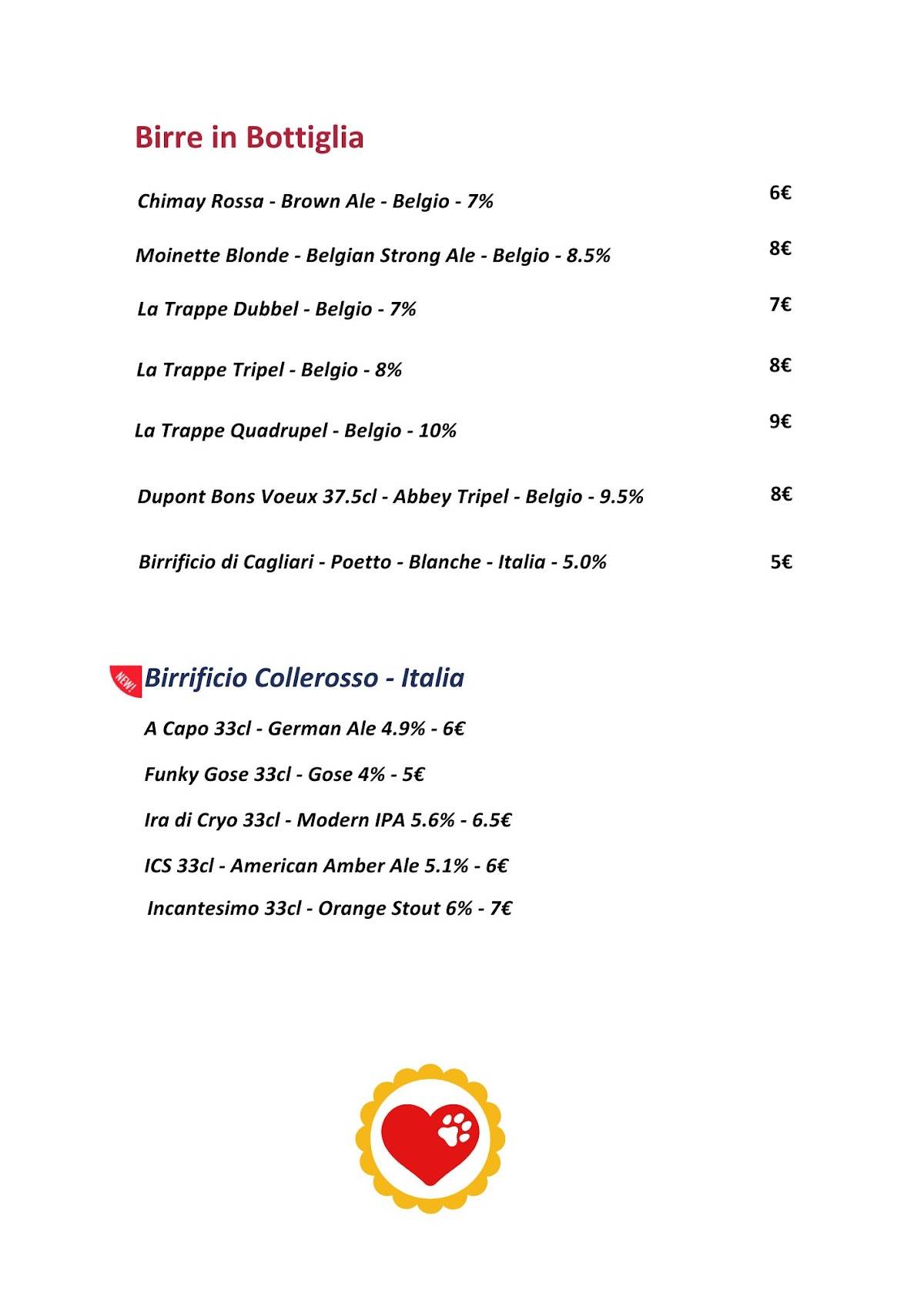 Menu di Figaro burger house 