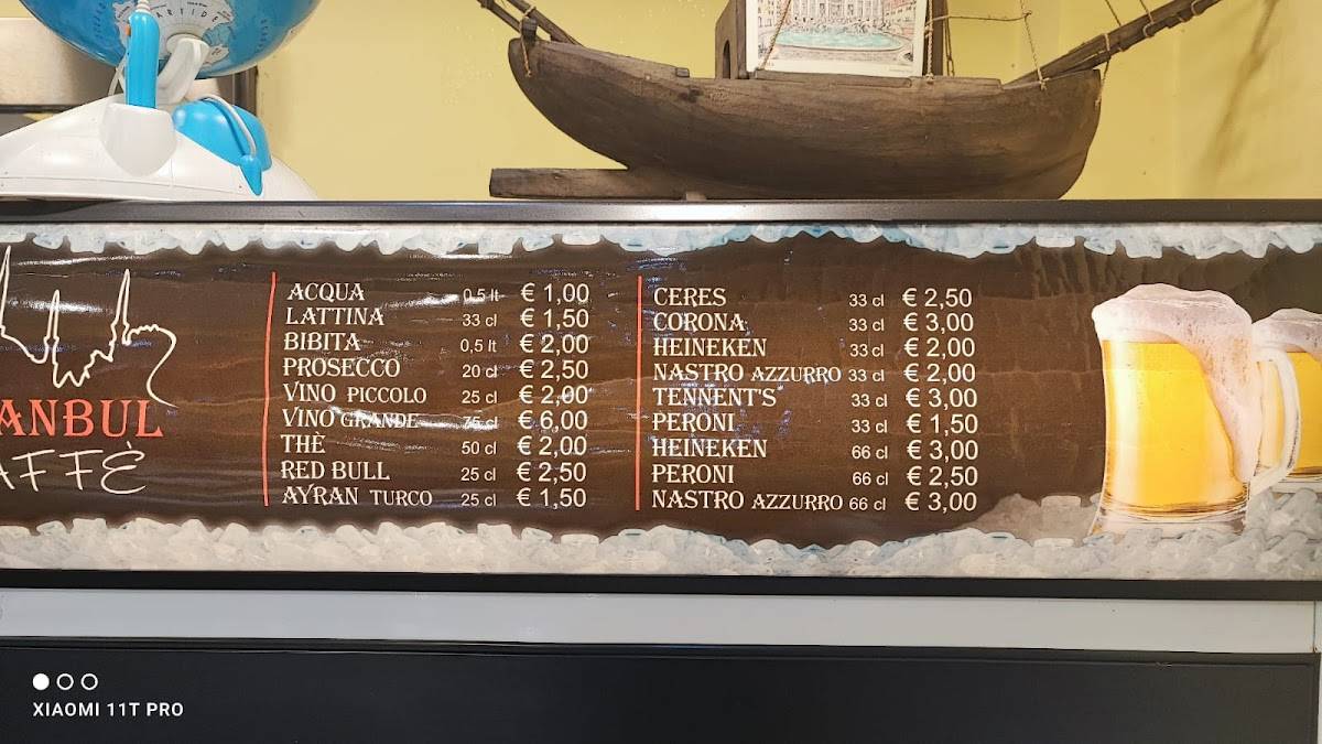 Menu di Kebab pizza bar 