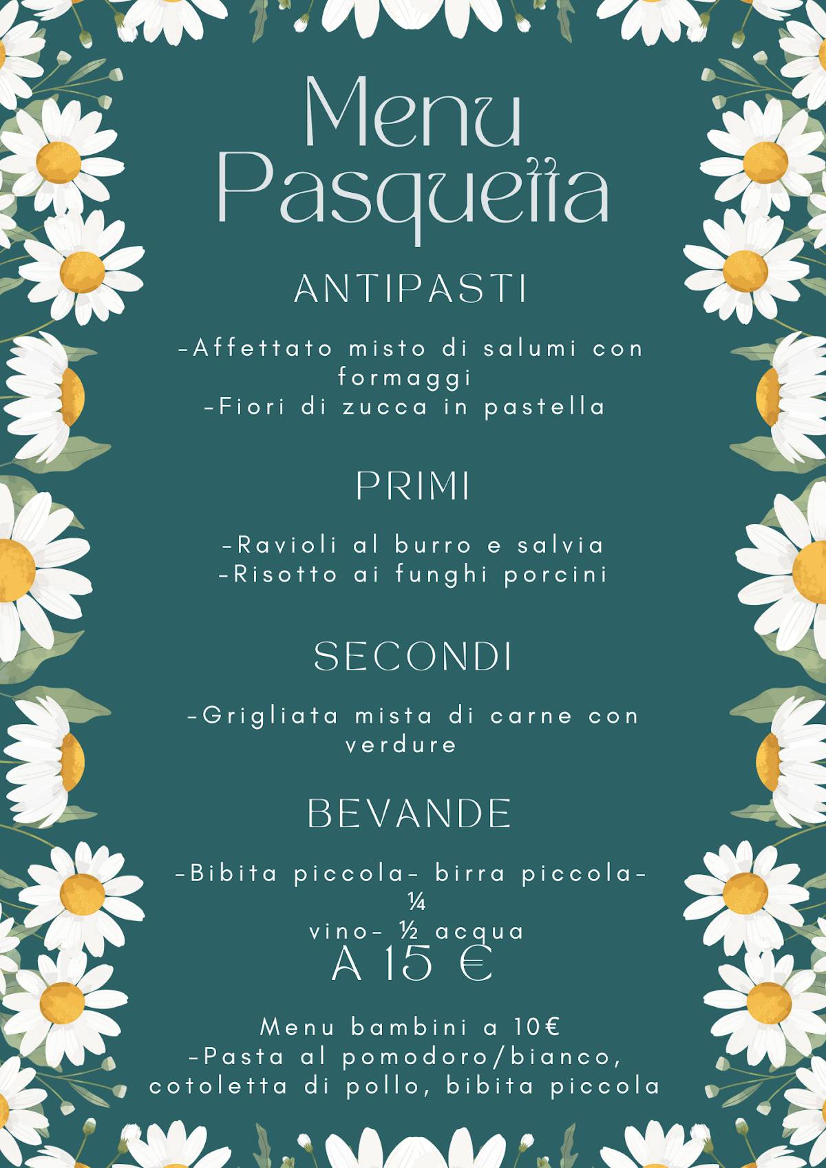 Menu di Pizzeria JAMM Cremona 