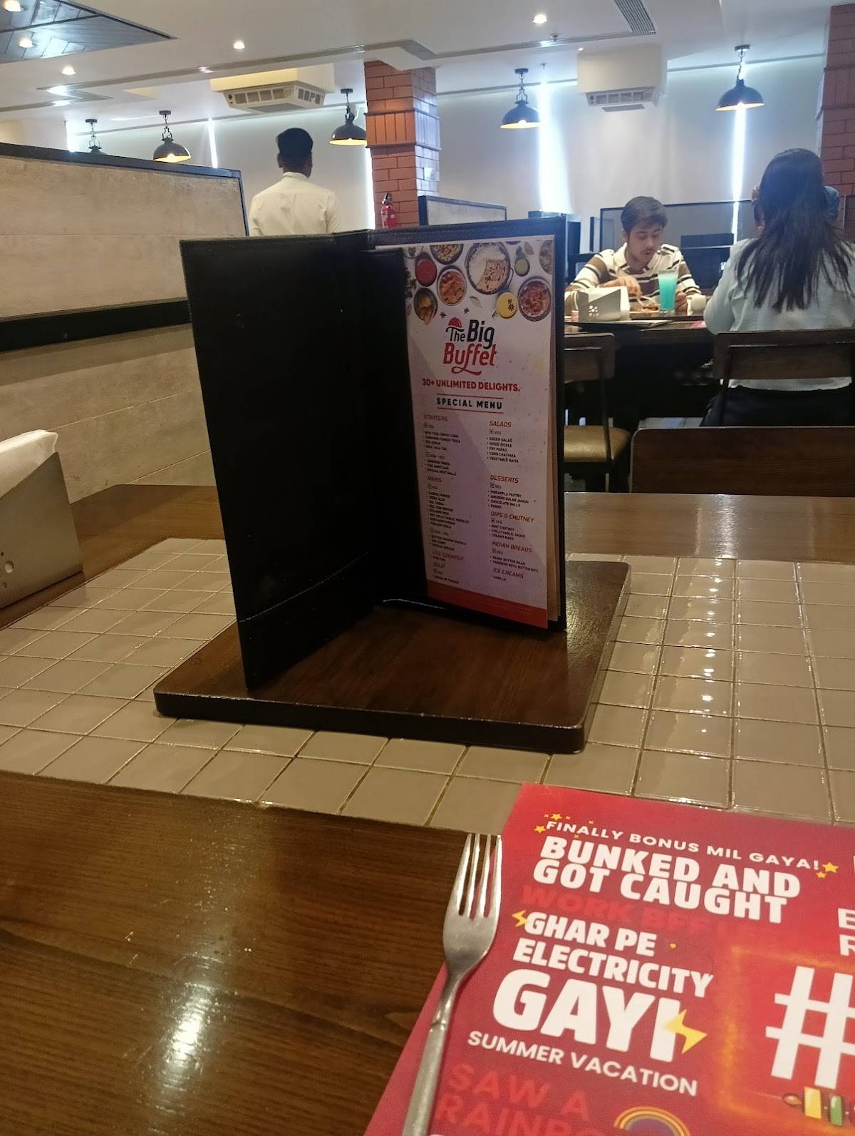 Barbeque Nation - Jagat Mall menu