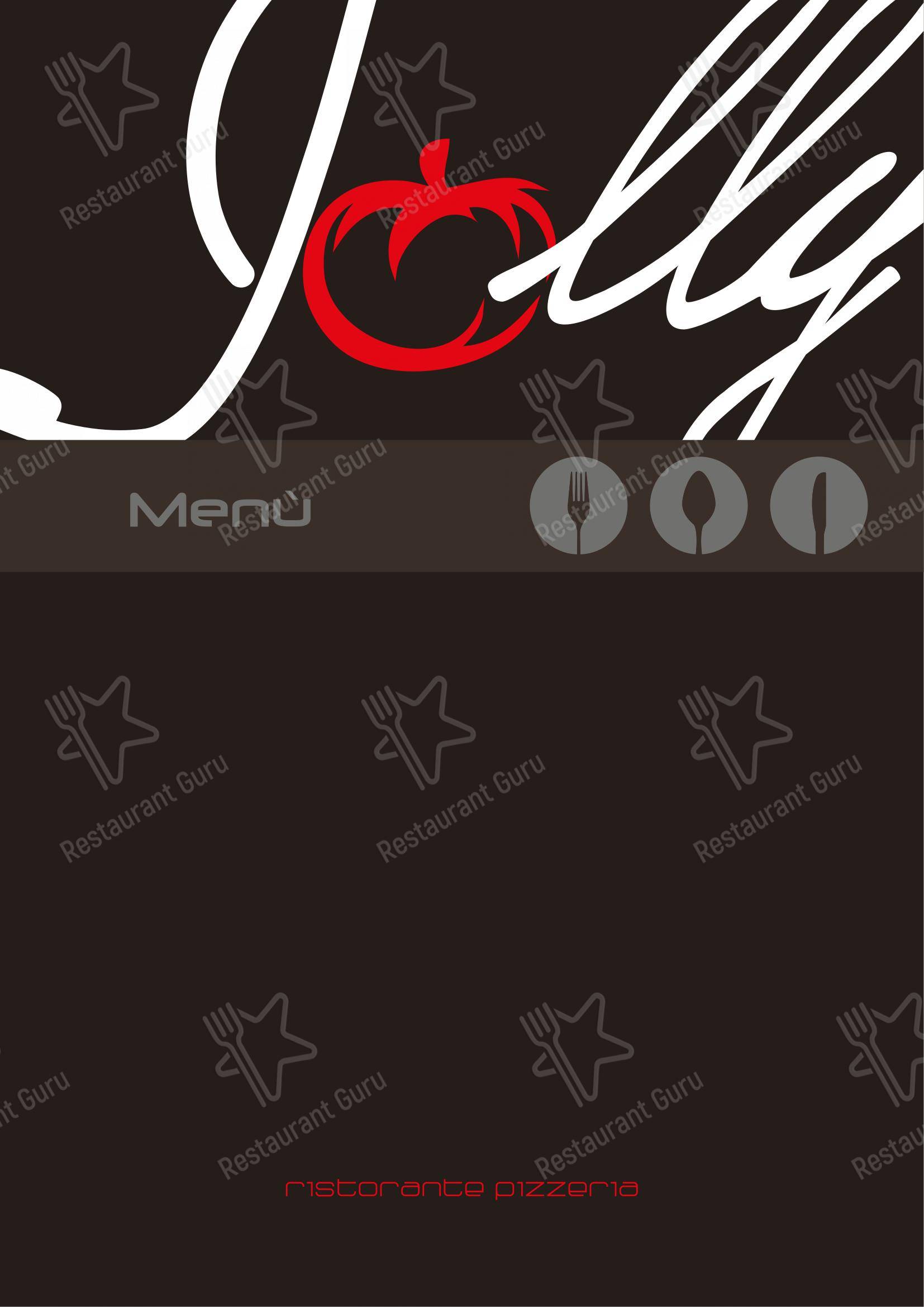 Jolly in Modena - Menu