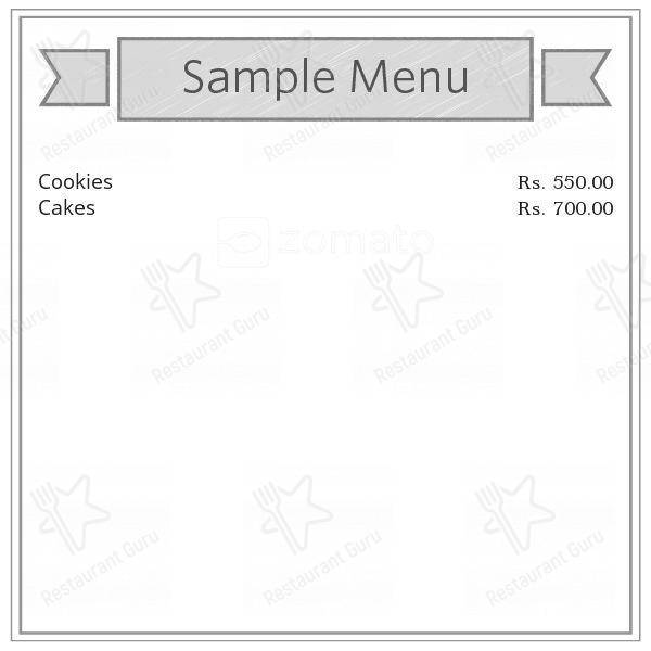 Jubilee Bakery, Mohan Nagar menu