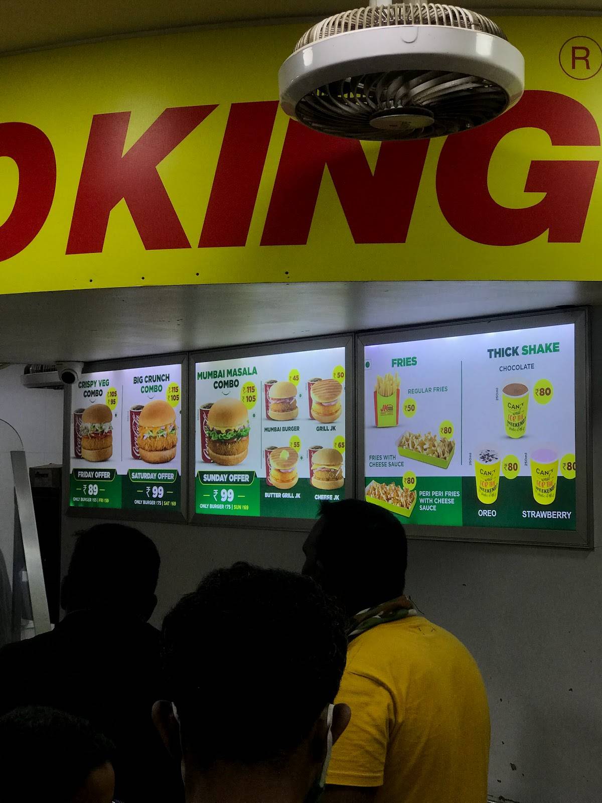 Jumboking Ulhasnagar Gol Maidan menu