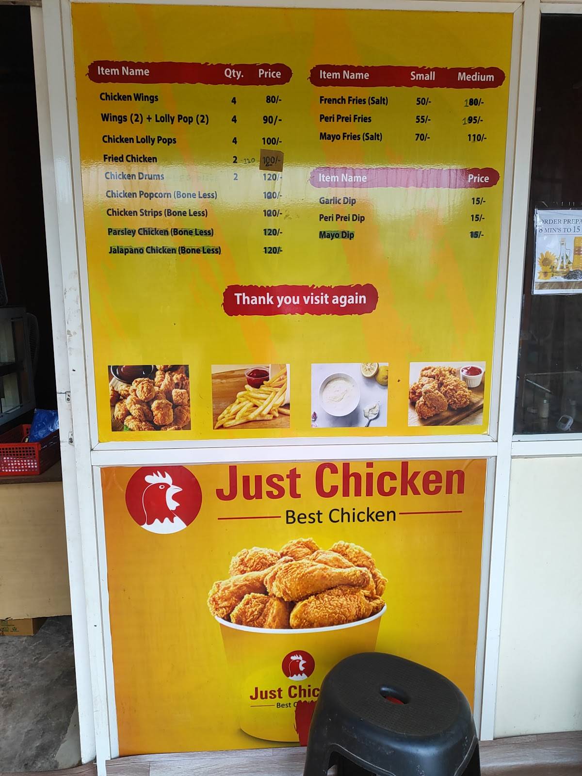 Just chicken best chicken menu