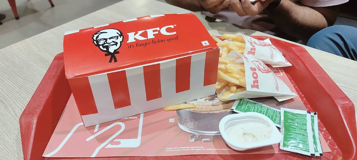 KFC menu