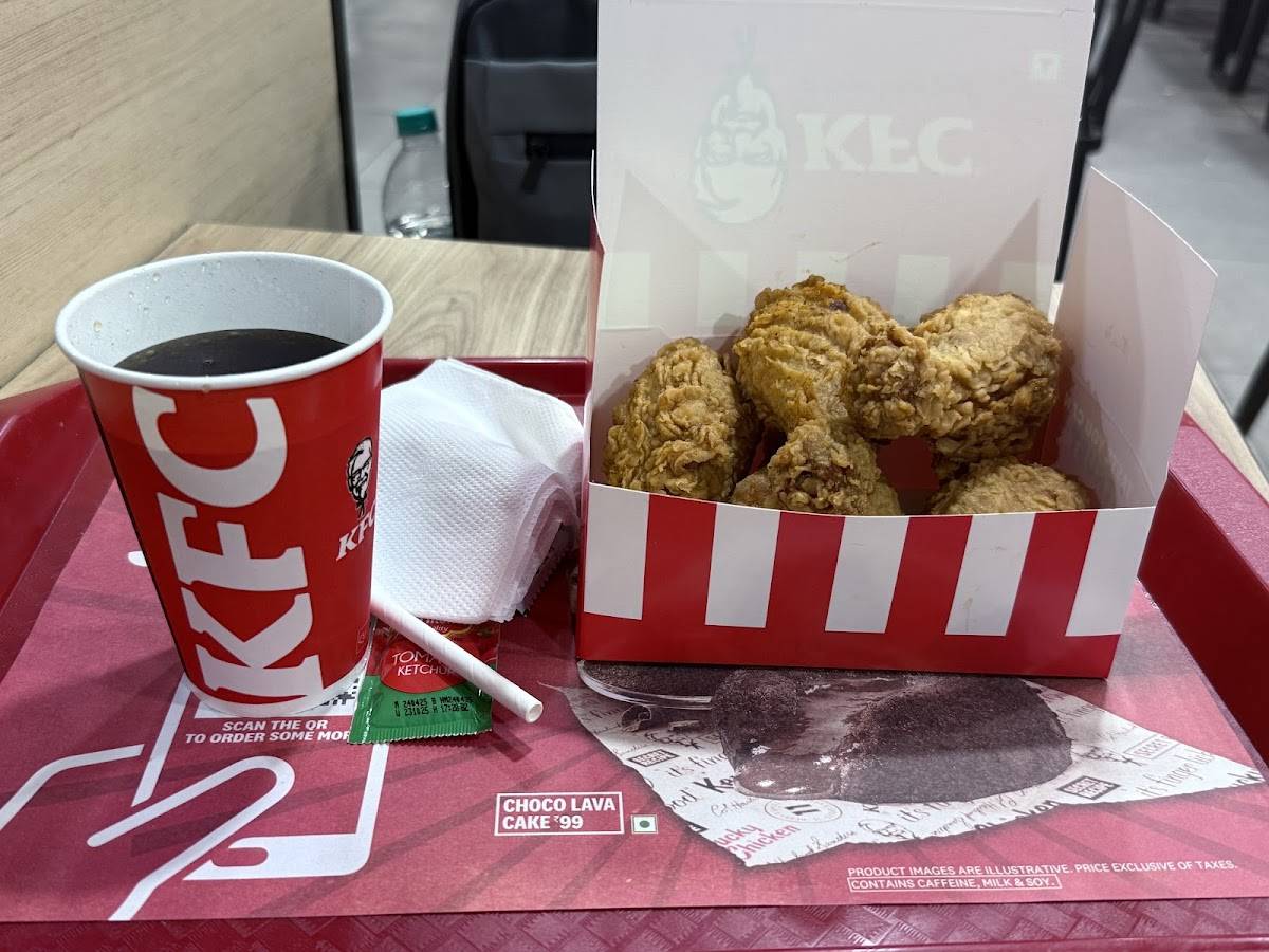 KFC menu