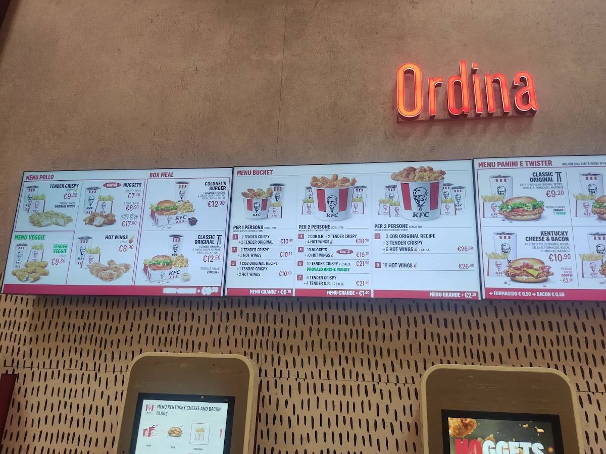 Menu di KFC 