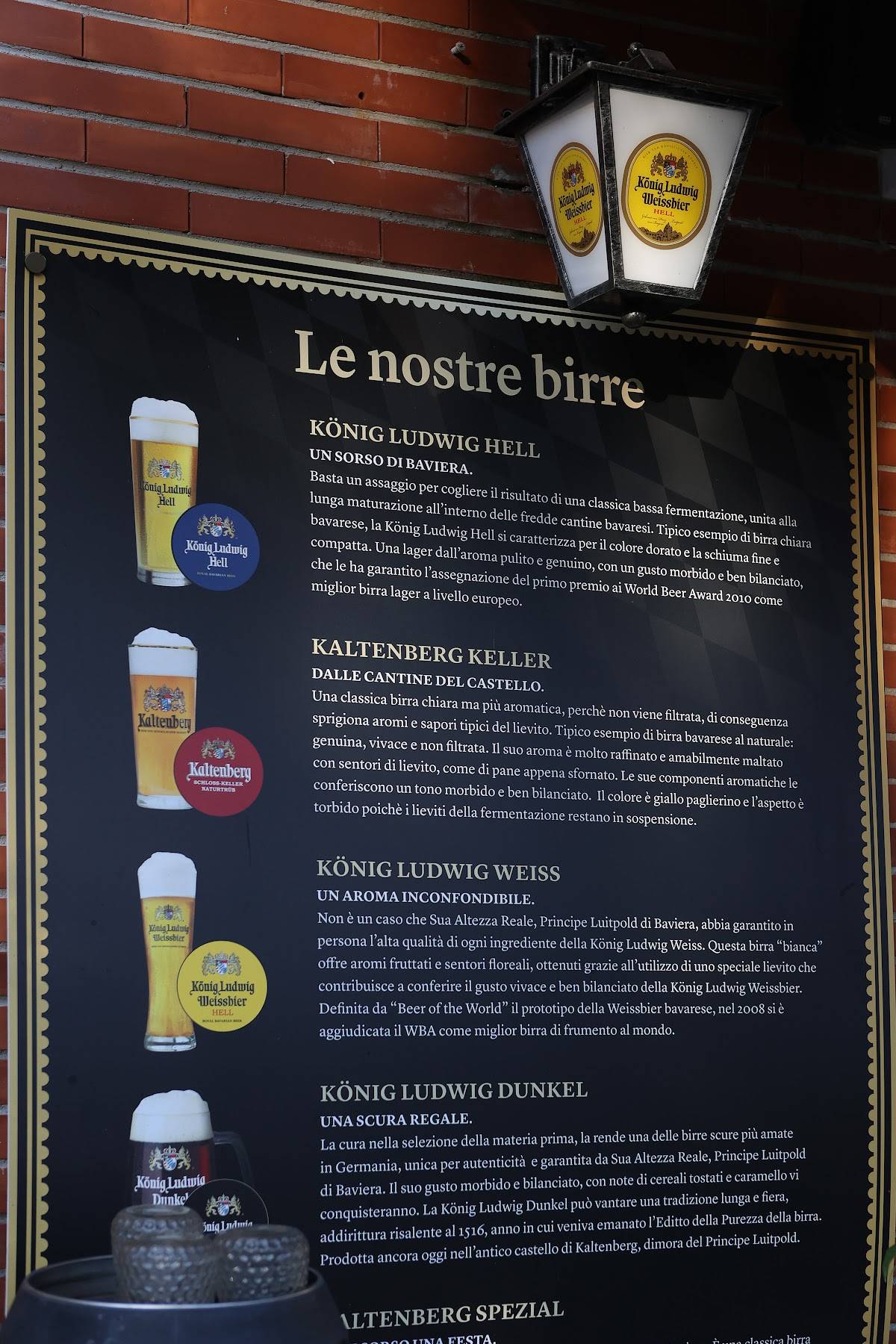 Menu di Ristorante "KONIG" 