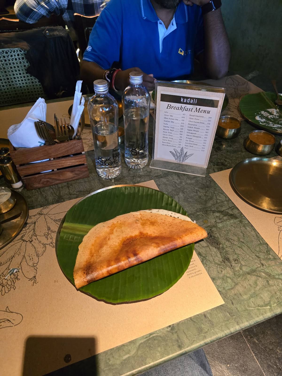Kadali Kitchen menu