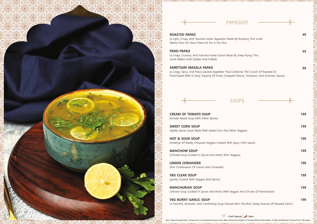 Kake Di Hatti- Khandagiri, Bhubaneswar menu