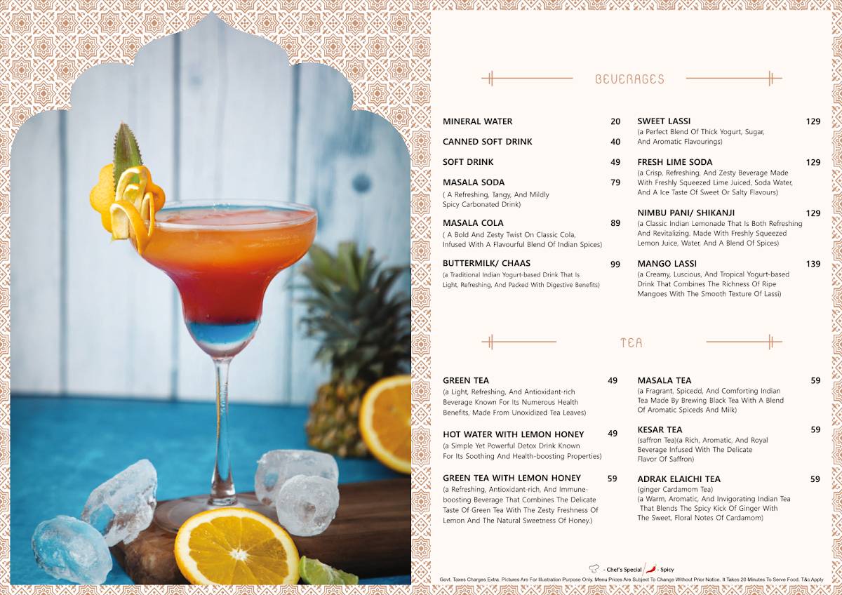 Kake Di Hatti- Khandagiri, Bhubaneswar menu