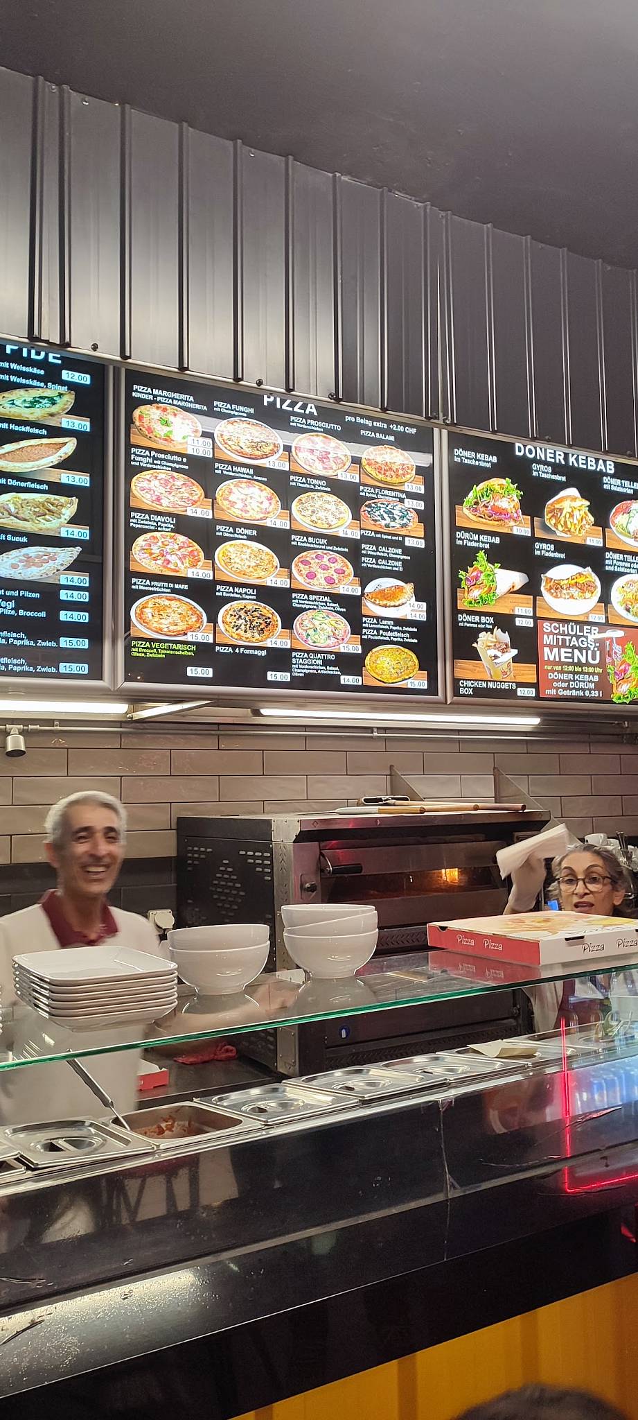 Menu de Kebab Square